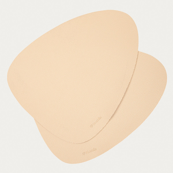 Maty stołowe FEMELO beżowe, zestaw 2 szt. 38 cm HOMLA