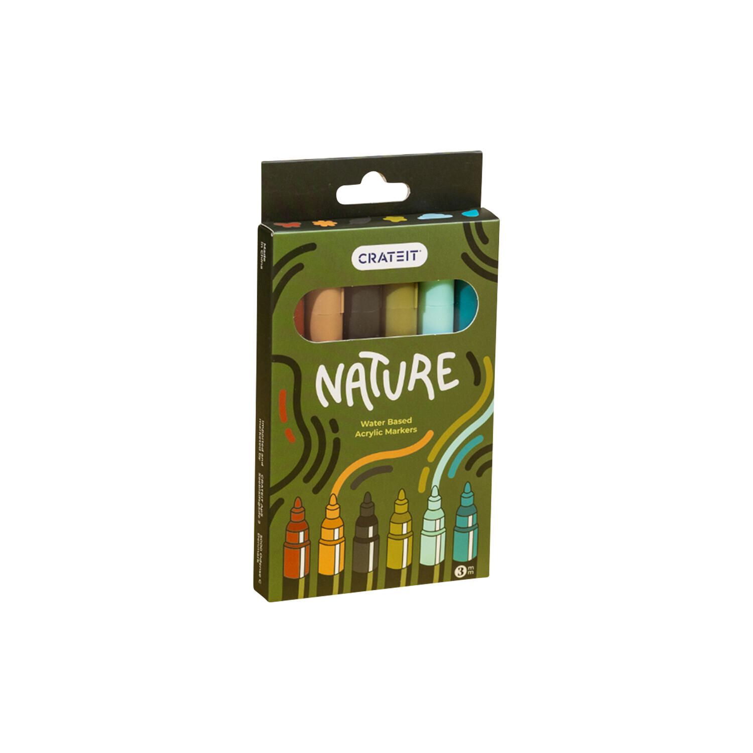 Nature Tuscher 3 mm 6 stk.