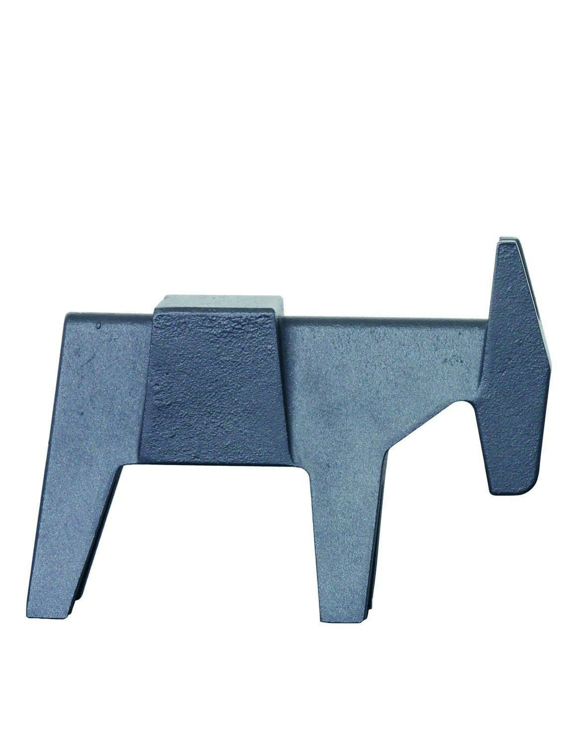 ETTORE - Butoir de porte Métal gris 25x18x6 cm
