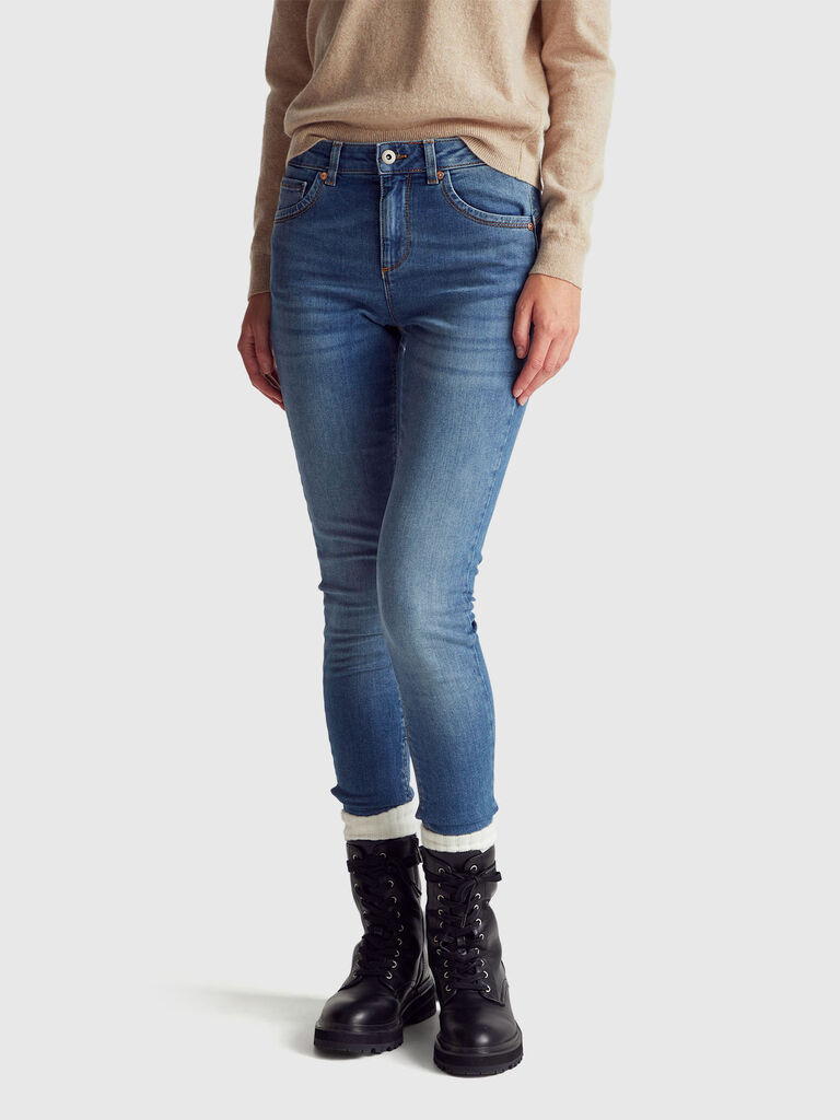 Skinny fit push up jeans