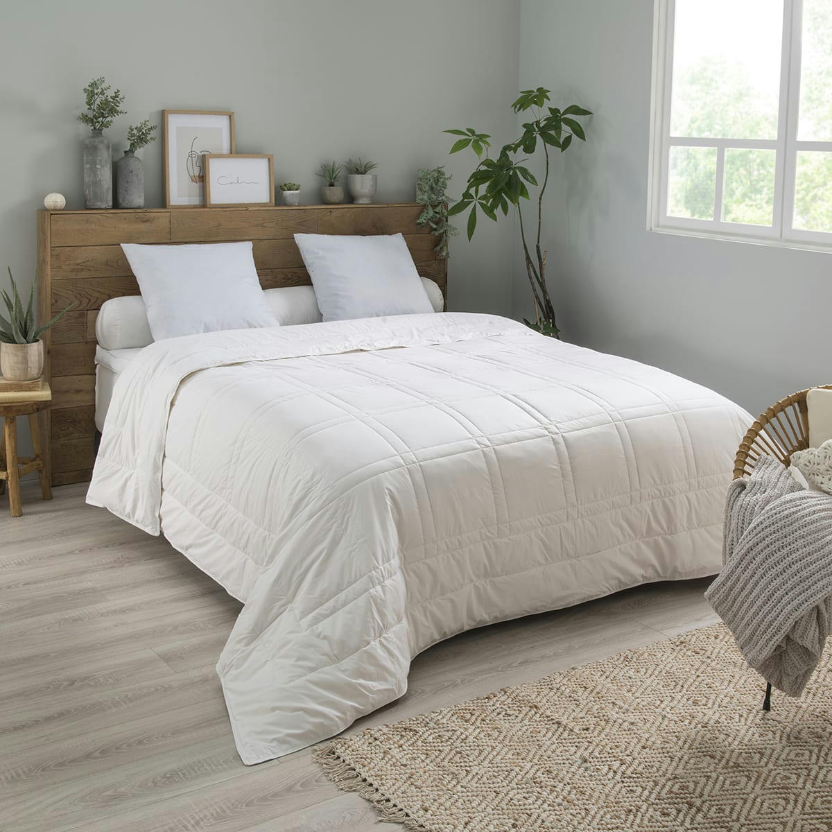 - Couette Shanghaï Tempérée 200x200 cm - DUNLOPILLO