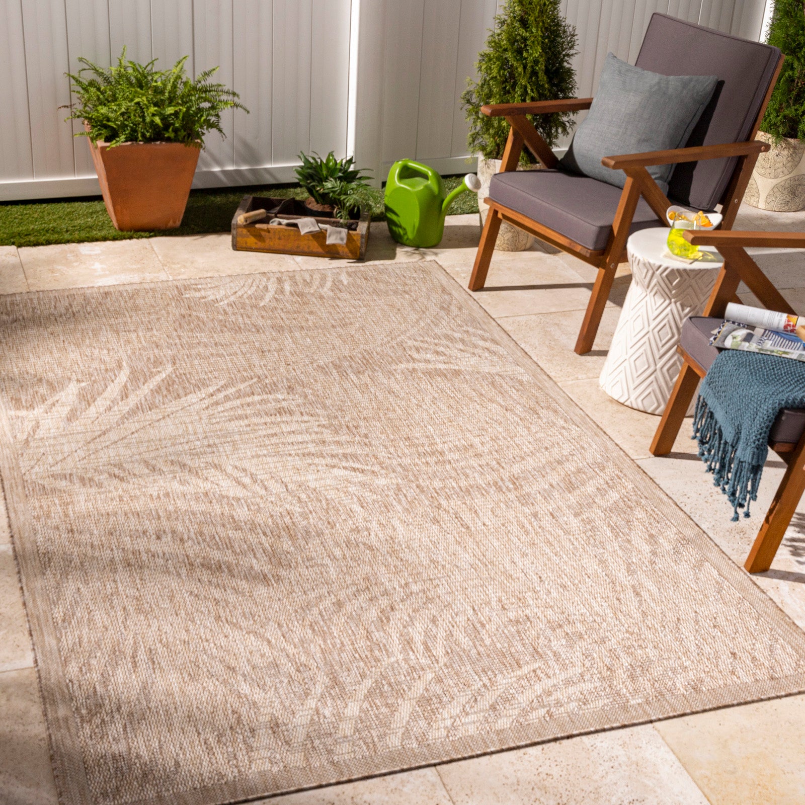by fonQ Oasis Vloerkleed 200 x 275 cm - Beige