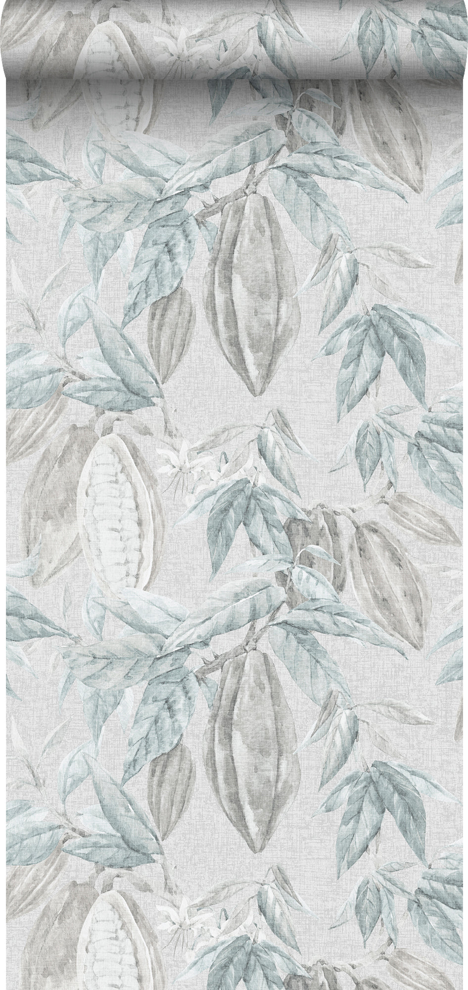 Sanders & Sanders behang fruit vergrijsd blauw - 53 cm x 10 m - 640218