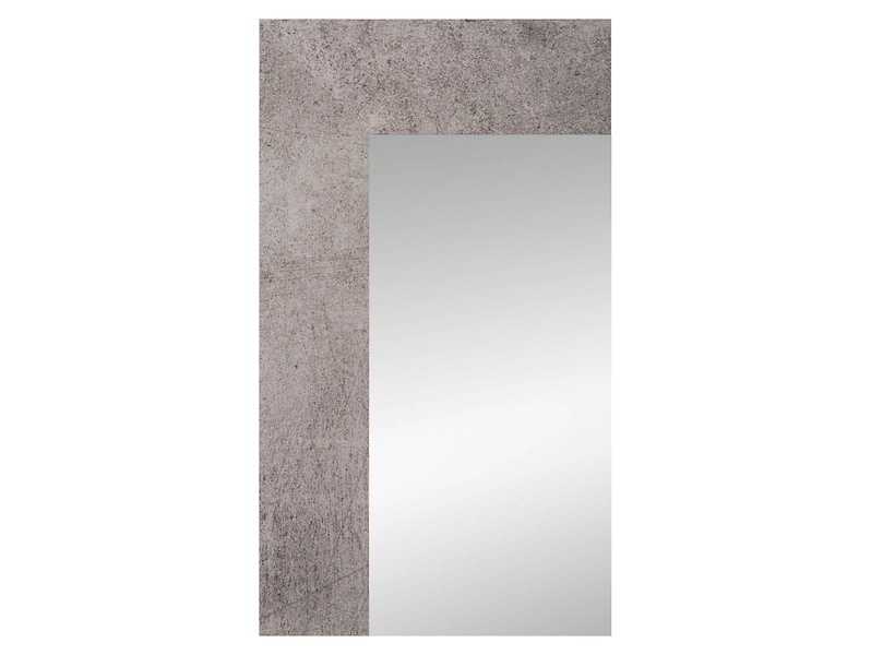 Lustro ścienne Lahti 47x127 cm szary beton
