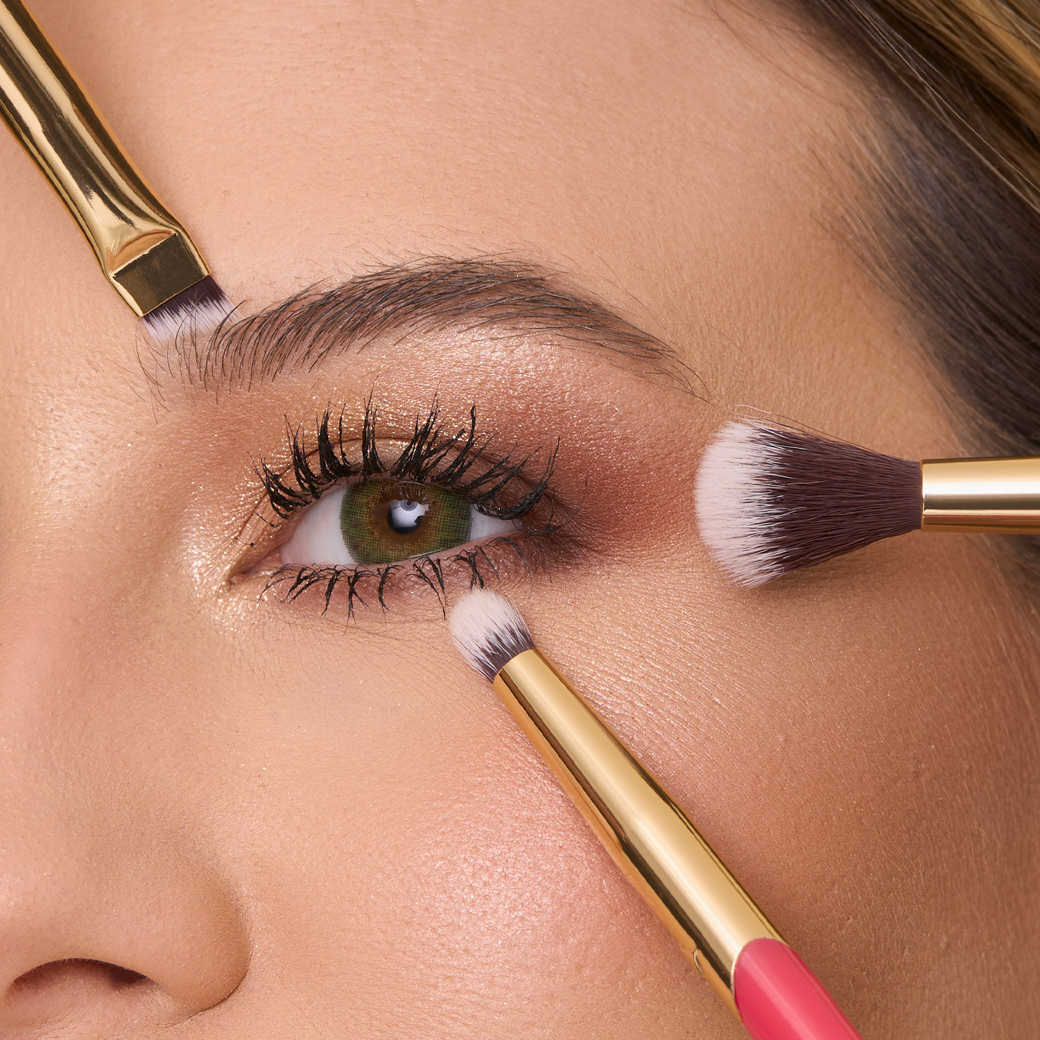 Kit Pincéis para Olhos Secret Pink Niina Secrets