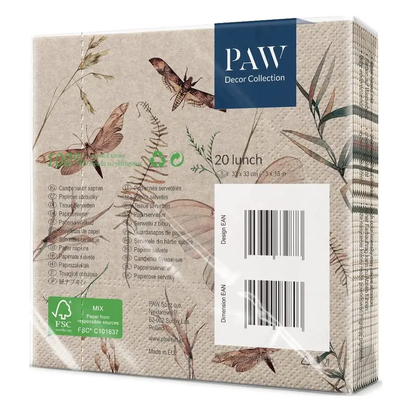 Serviette 20er-Set Diverse