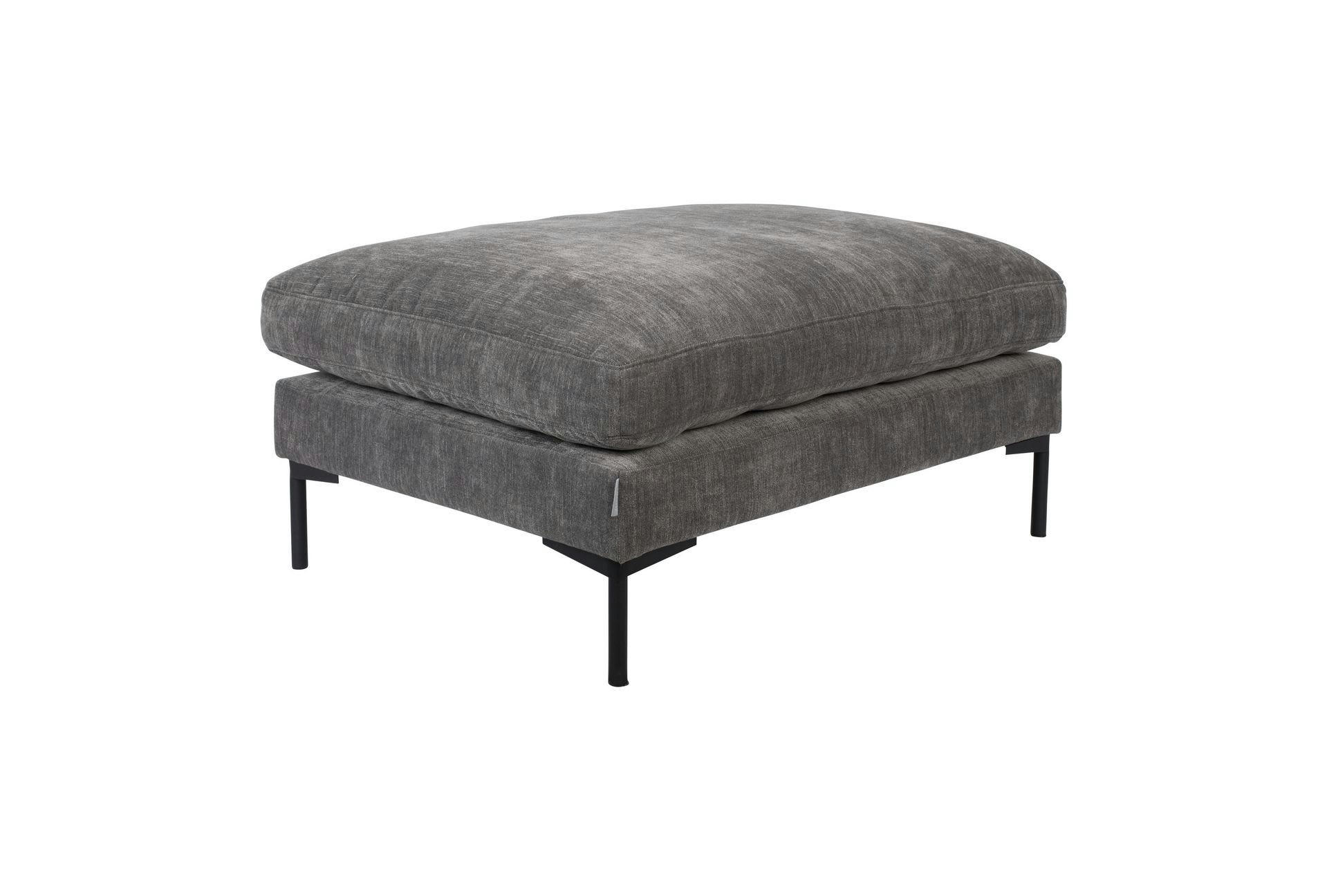 SUMMER - repose pied en tissu anthracite