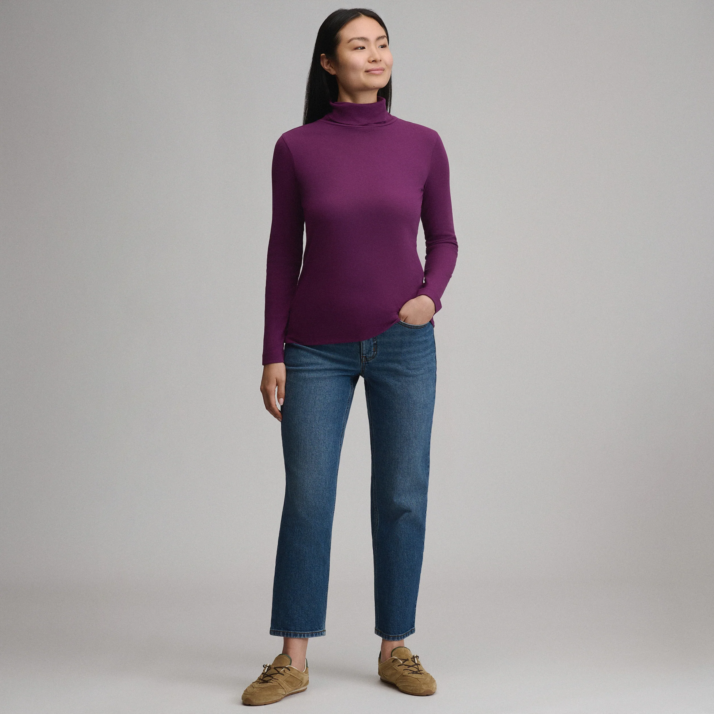 Women's Long-Sleeve Everyday Turtleneck