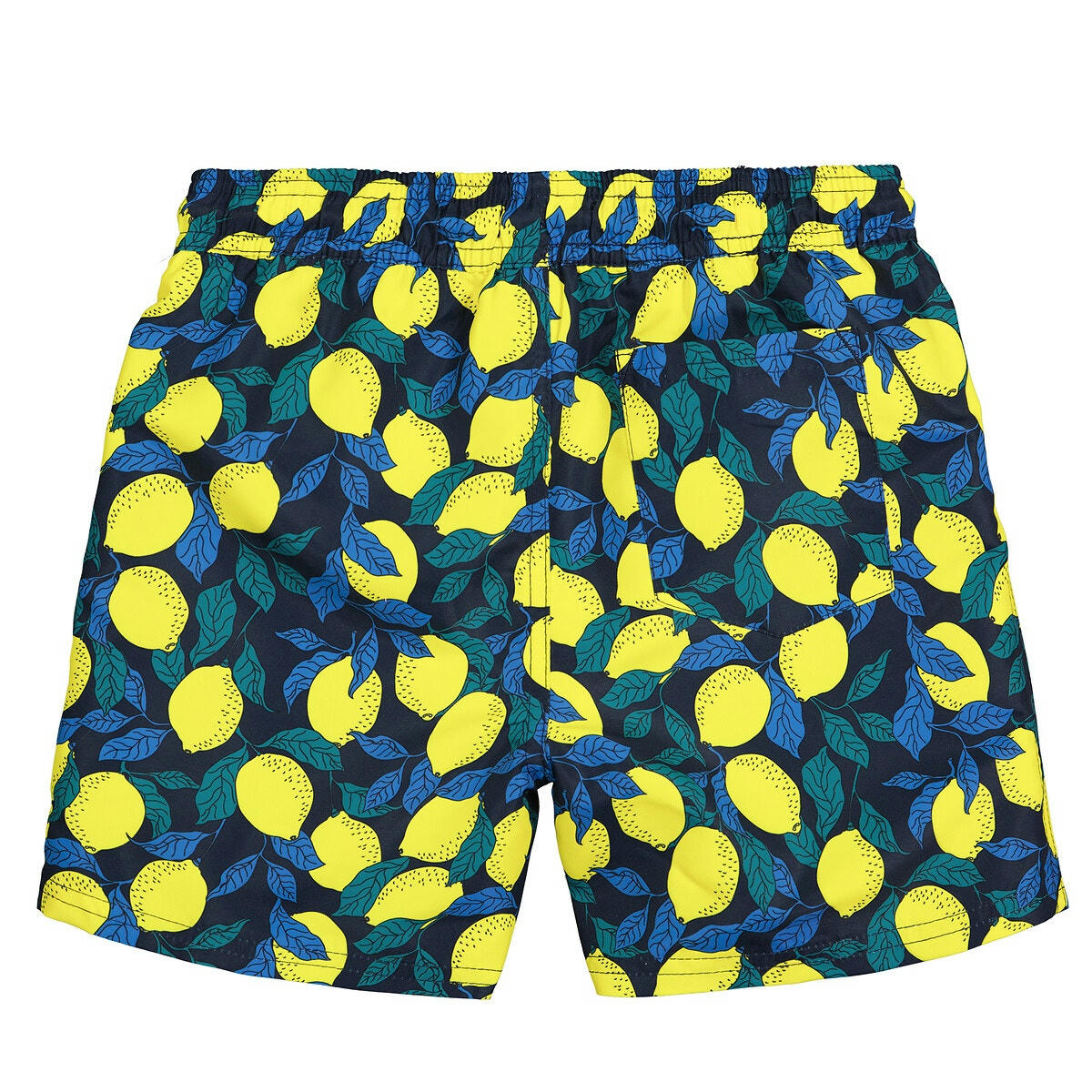 Short de bain imprimé citrons
