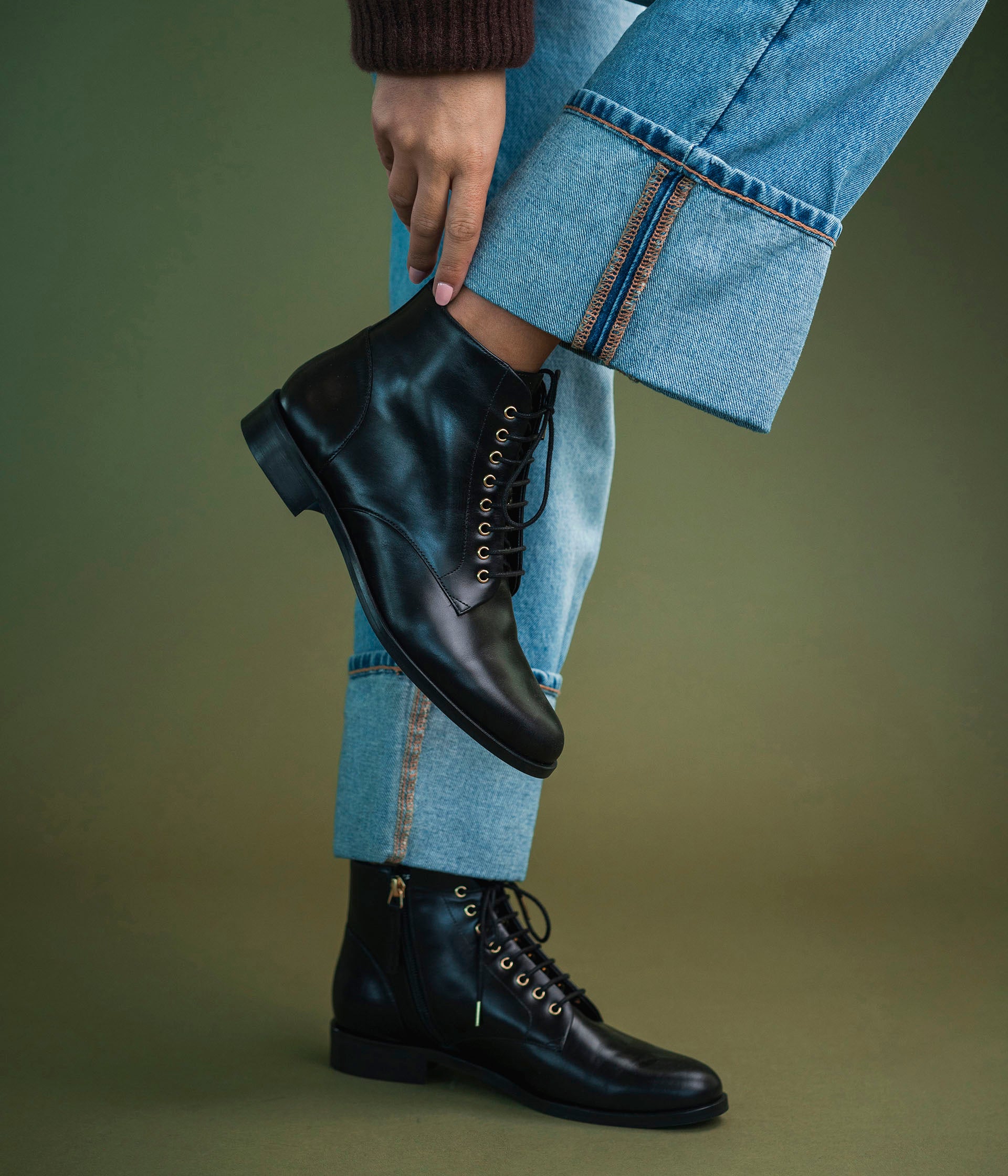 Low-boots Kaminara noir