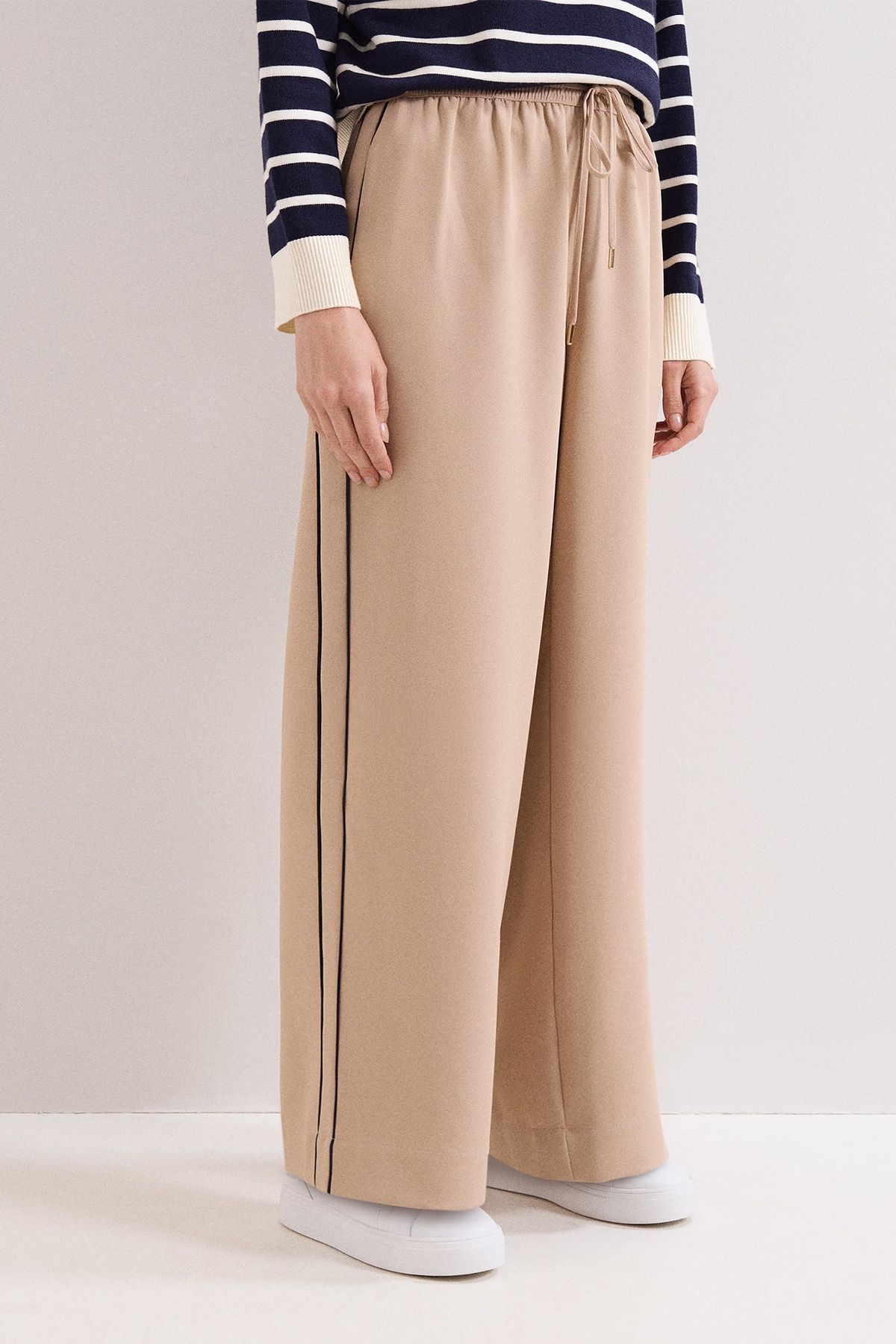 Phase Eight Wide Leg Stripe Detail Skye Trousers