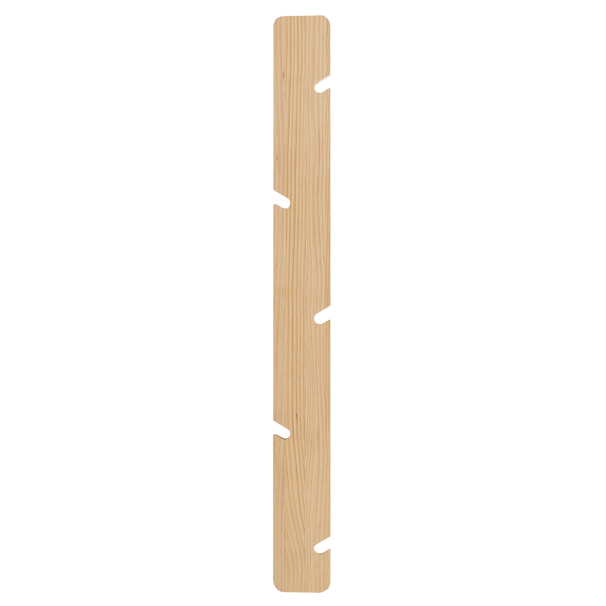 Naan Furniture Wandkapstok Saona - Massief hout gelakt - Natuurlijk - 100 cm