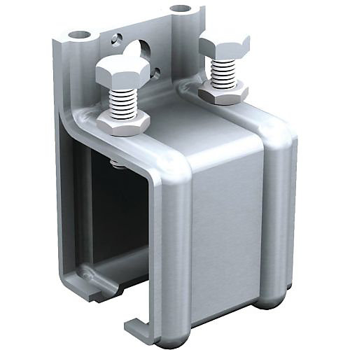 Manchon support à fixation murale pour rail 35x30 MANTION 3631M