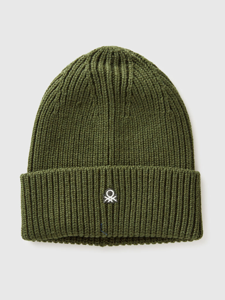 Wool blend hat