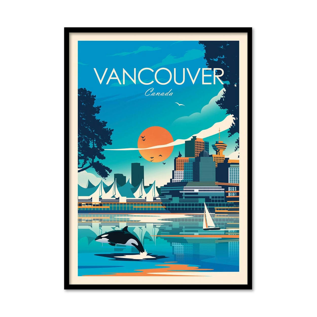 STUDIO INCEPTION - VANCOUVER CANADA - STUDIO INCEPTION - Affiche d'art 30 x 40 cm