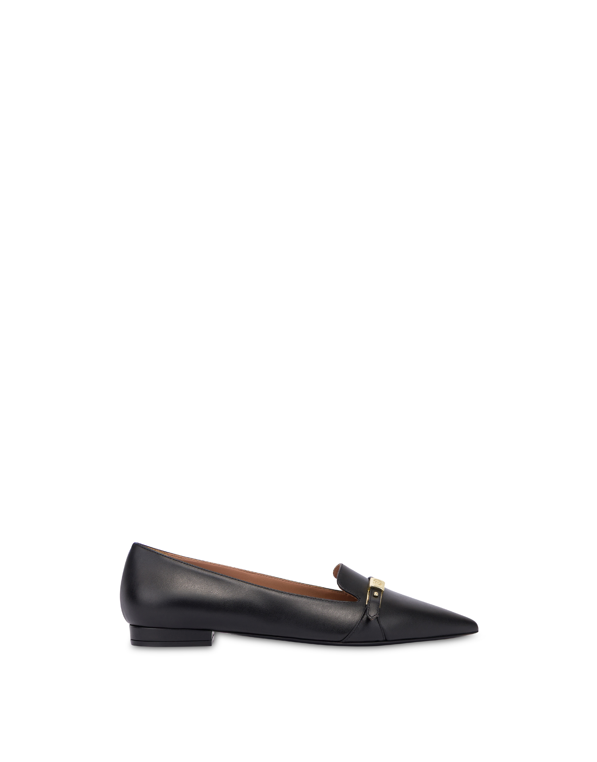 Ballerina Alba In Vitello Nero