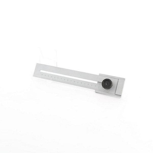Jauge parallèle de traçage 200 mm - acier chromé