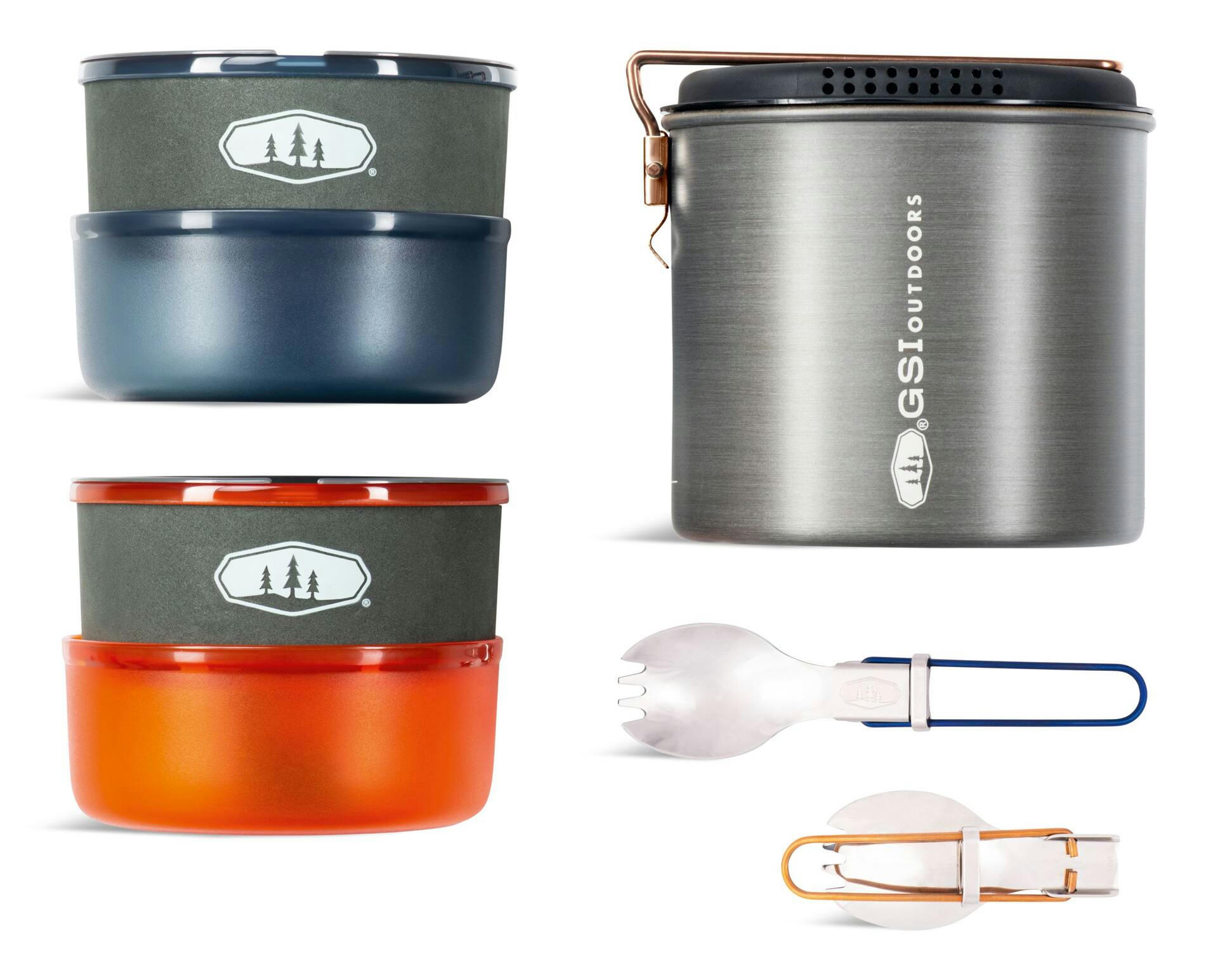 GSI Outdoors Pinnacle Dualist, Scratch-Proof, Aluminum Non-Stick, Dark Grey