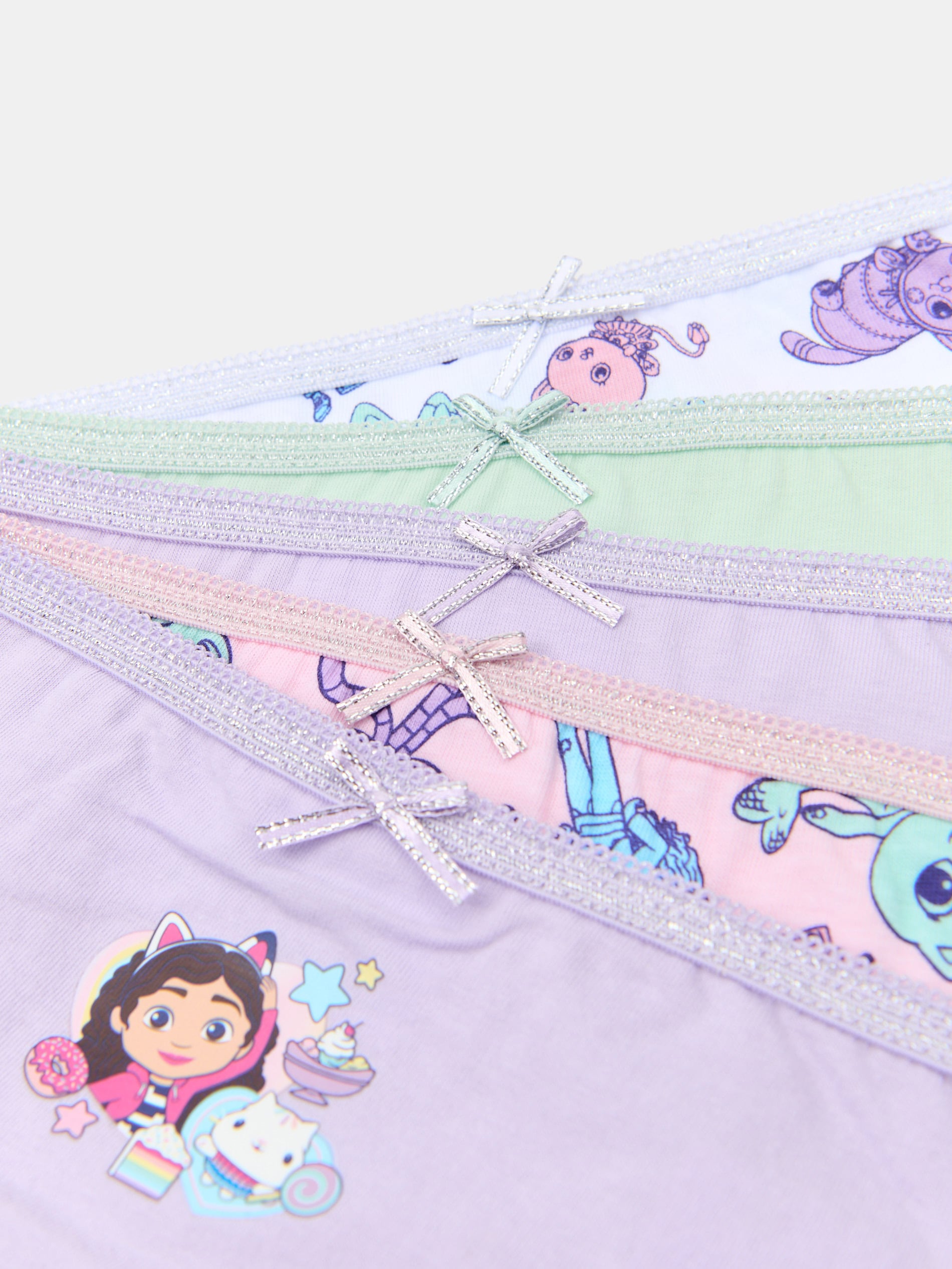 Bawełniane figi z metalizowaną nicią 5 pack Gabby's Dollhouse