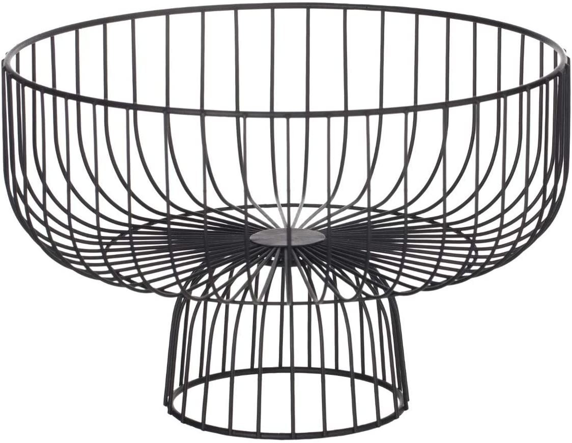 Kosz na owoce z podstawą, metal, 28 cm