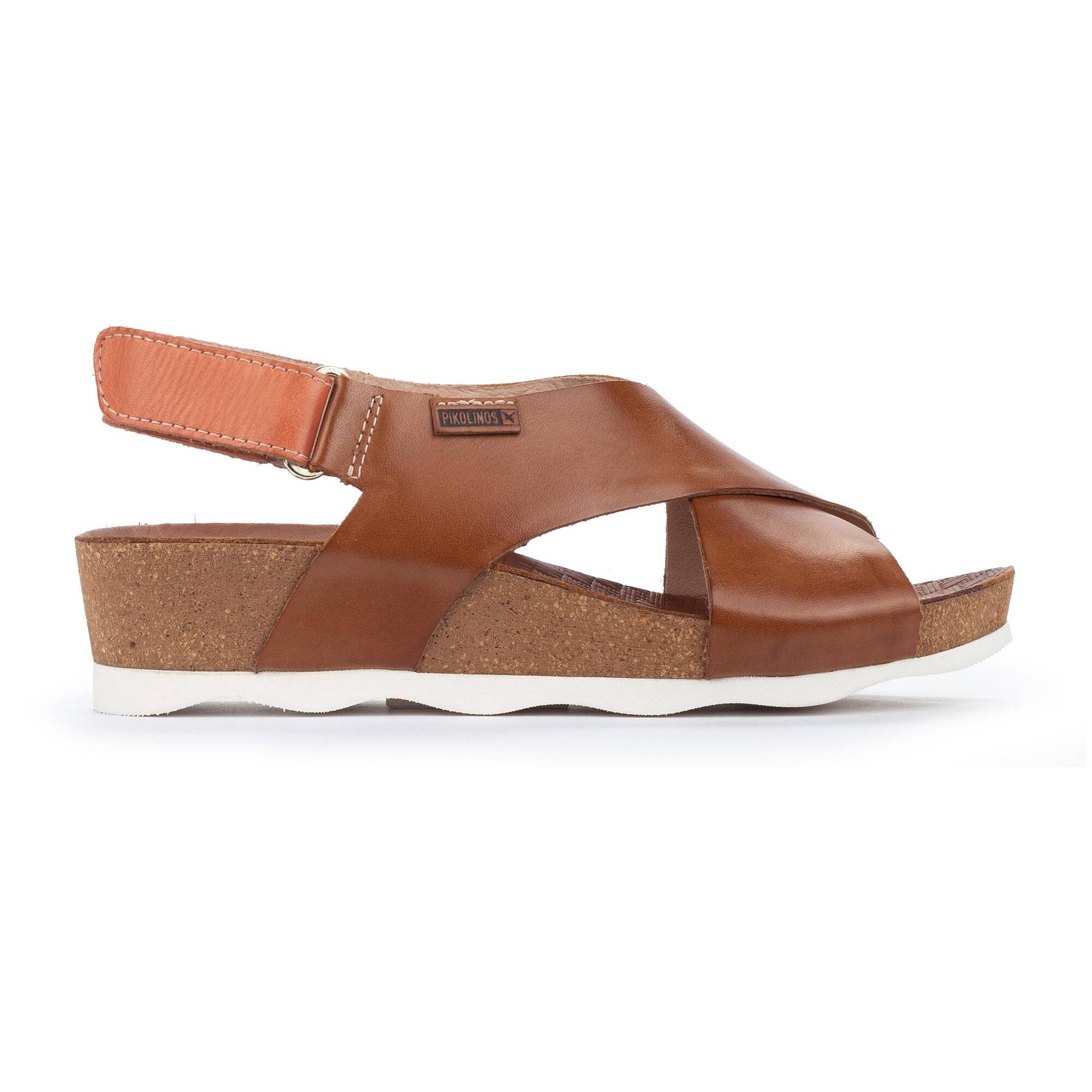MAHON - Sandalias con cierre adherente y cuña para mujer