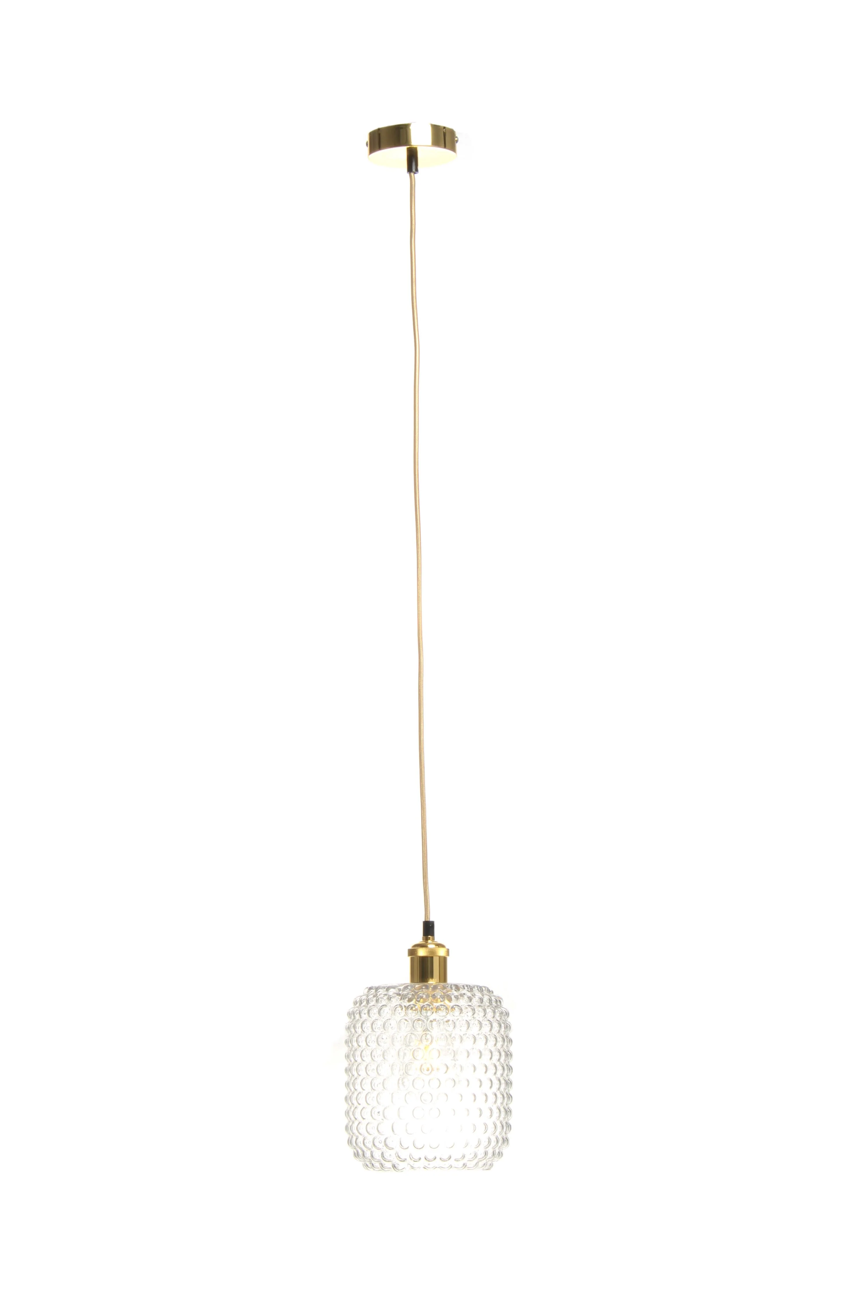 Glazen hanglamp Irene rond