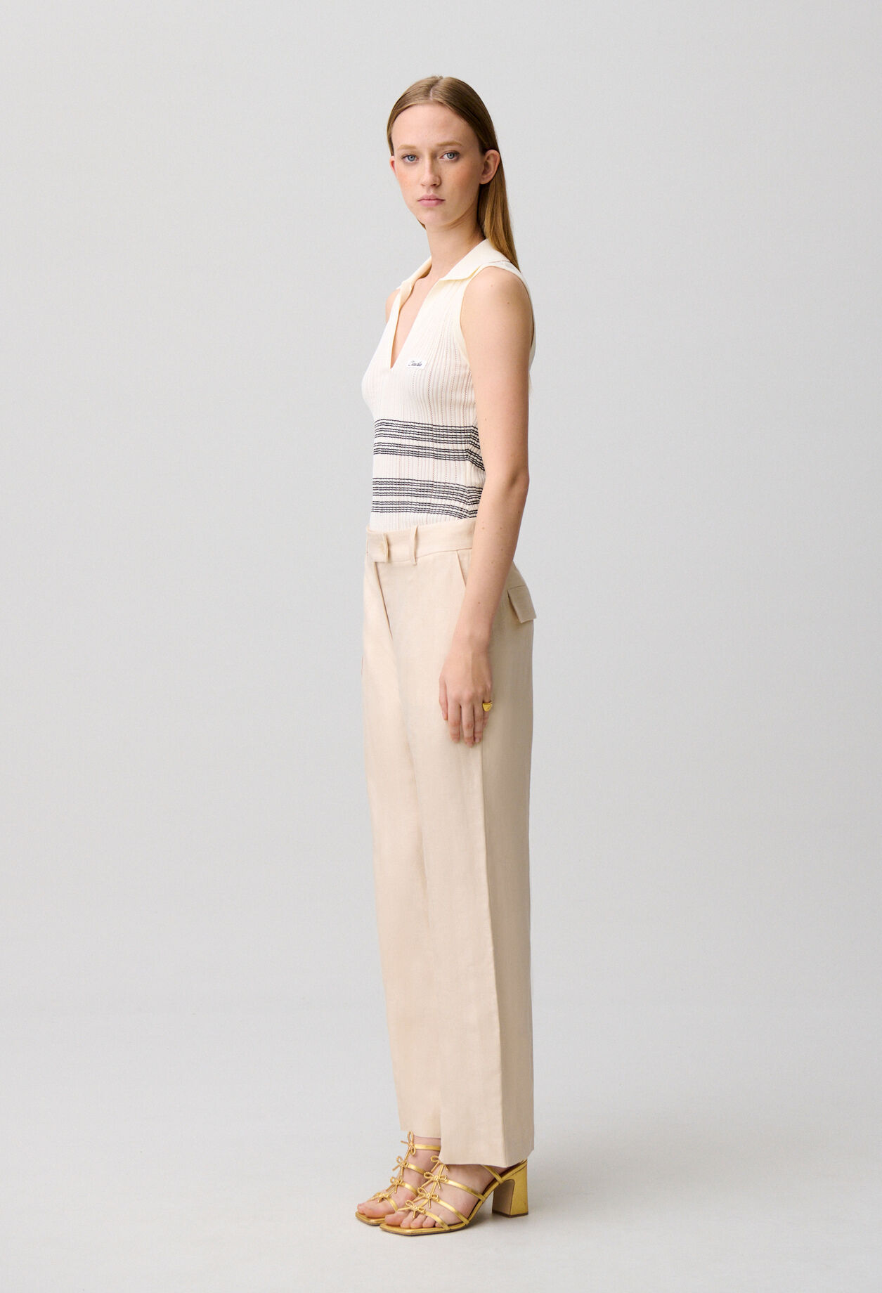 Pantalon fluide lin