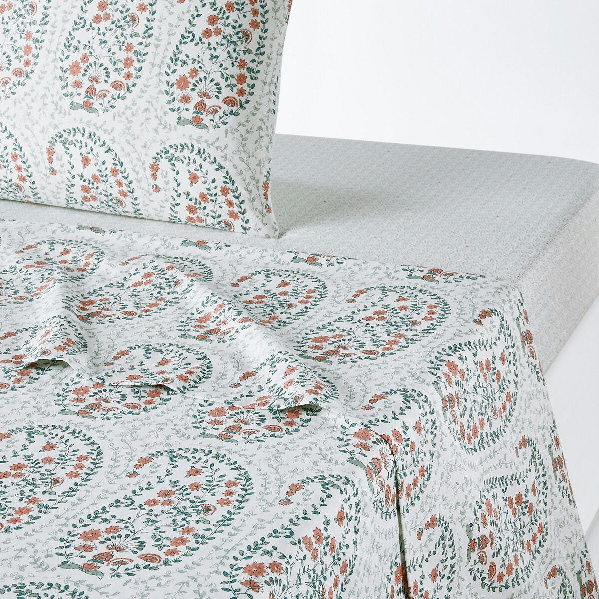 Drap plat percale de coton, Shanezia