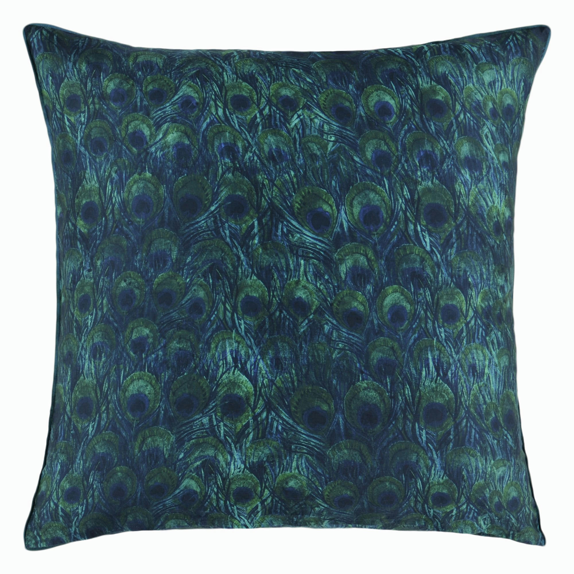 ARJUNA LEAF - Taie d'oreiller en coton viridian 65x65