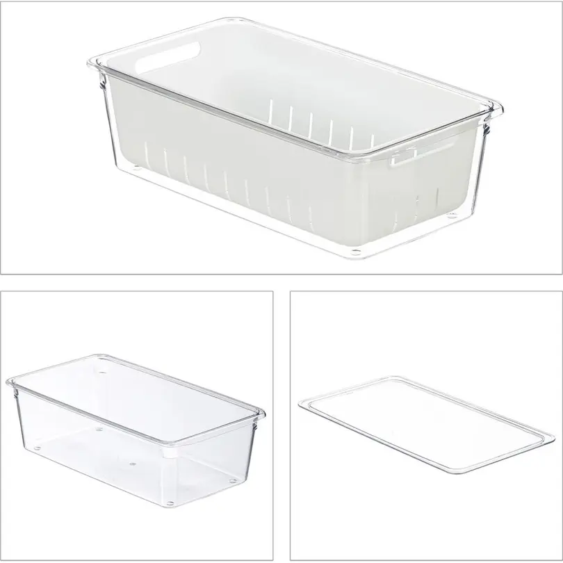 Behälter 2er-Set Kühlschrankorganizer