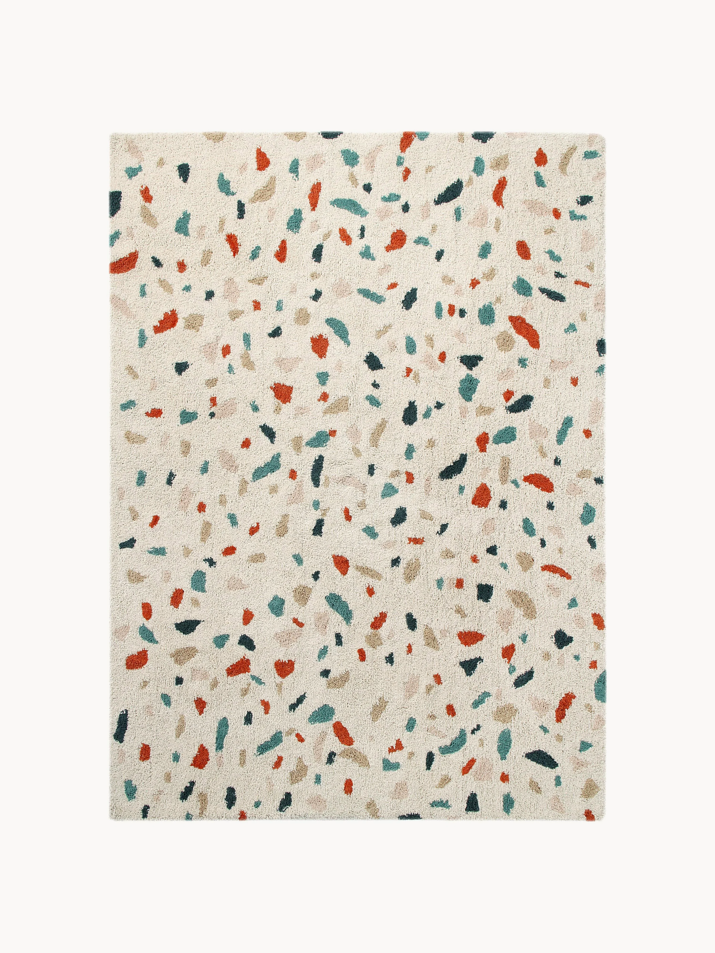 Waschbarer Kinderteppich Terrazzo, handgefertigt