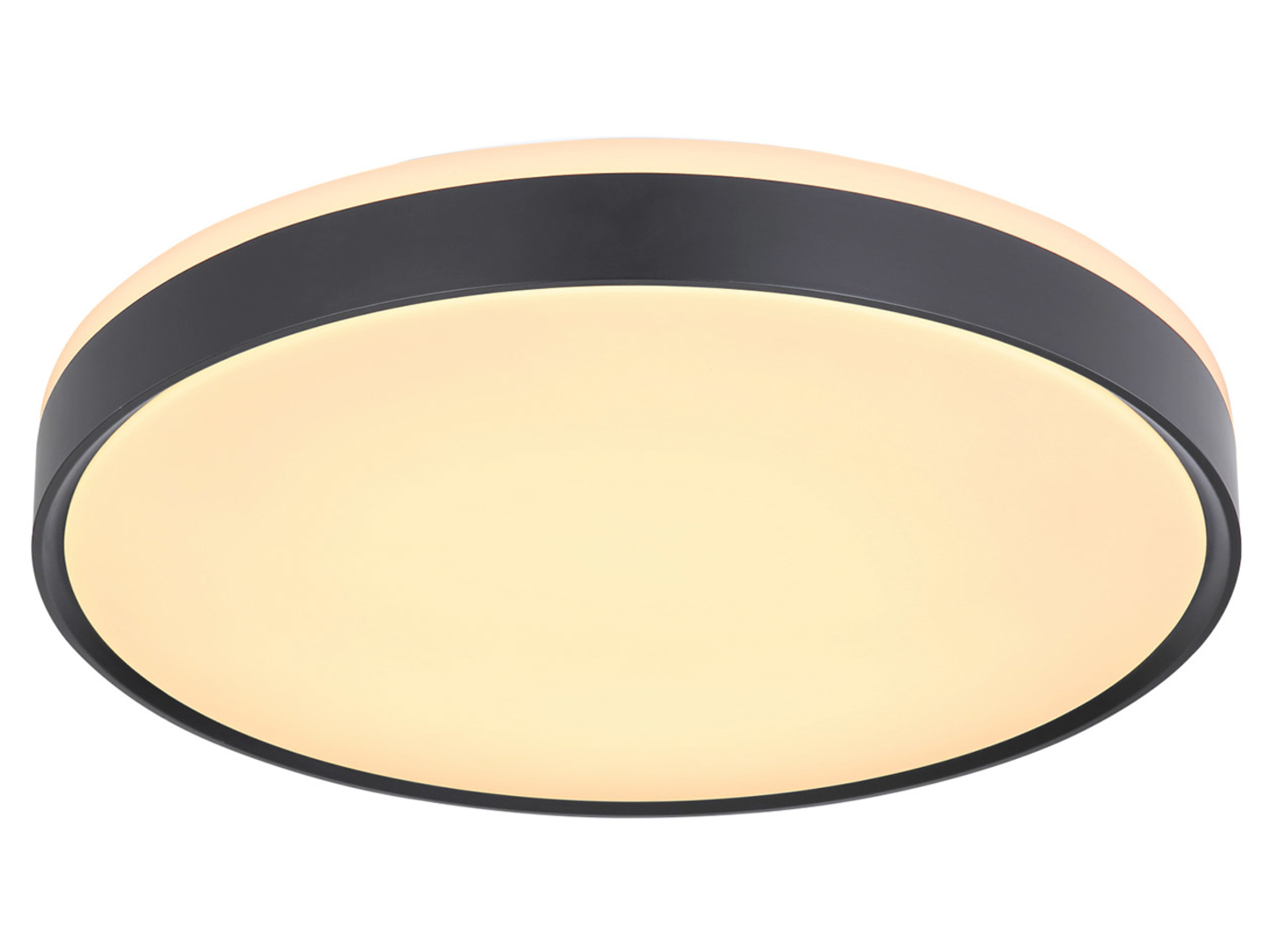 Plafon Sonny LED 49 cm metalowy czarny