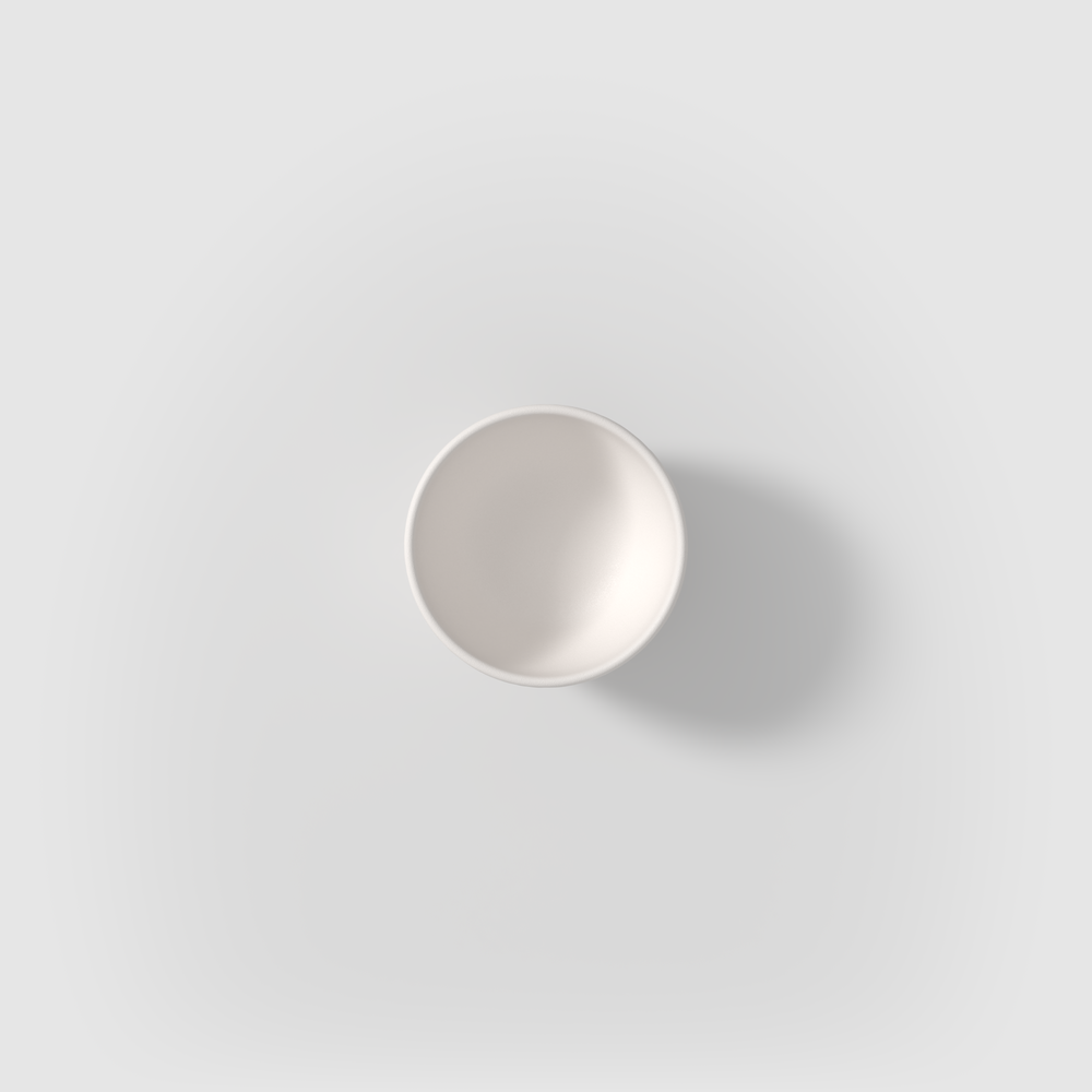 Manufacture Dipping bowl - White, 2.1 oz, Premium Porcelain