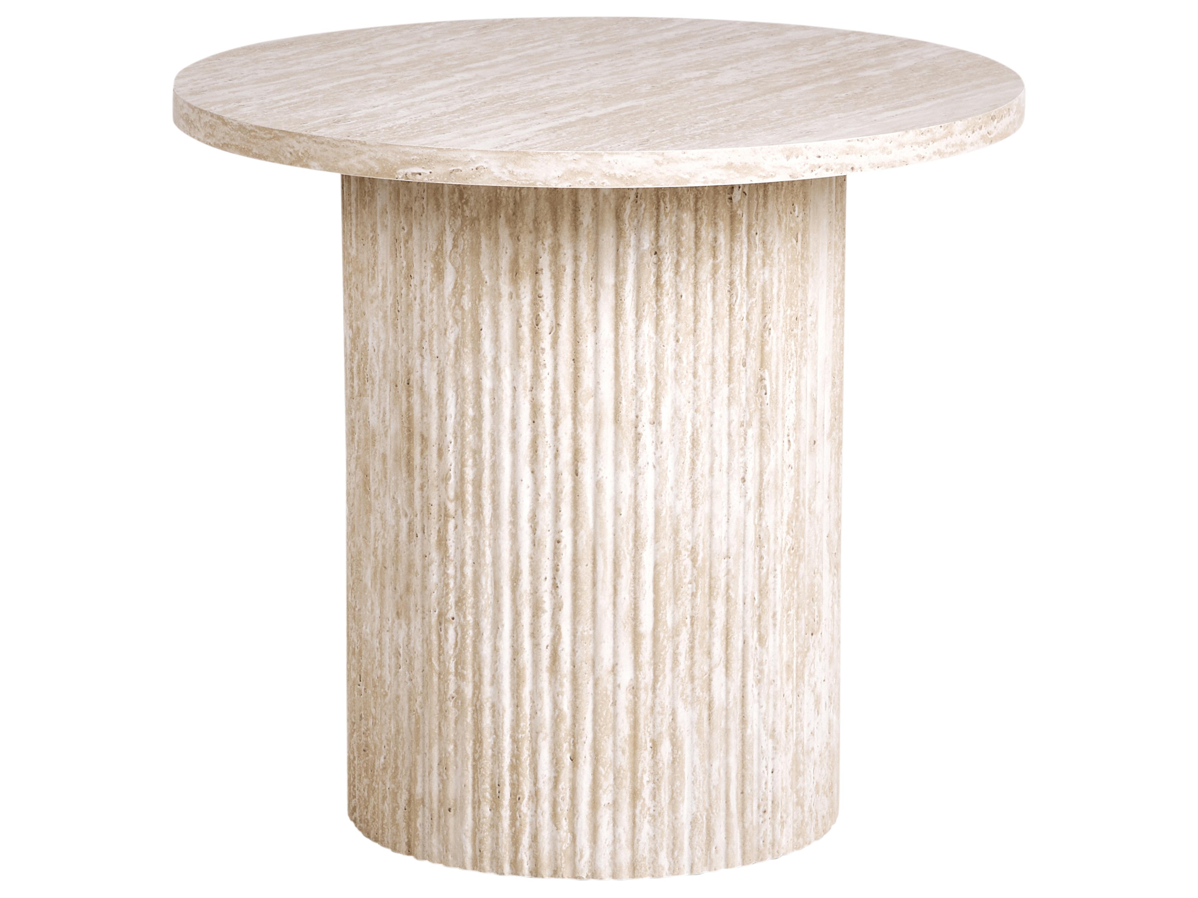 Coffee Table AMMON Travertine Effect
