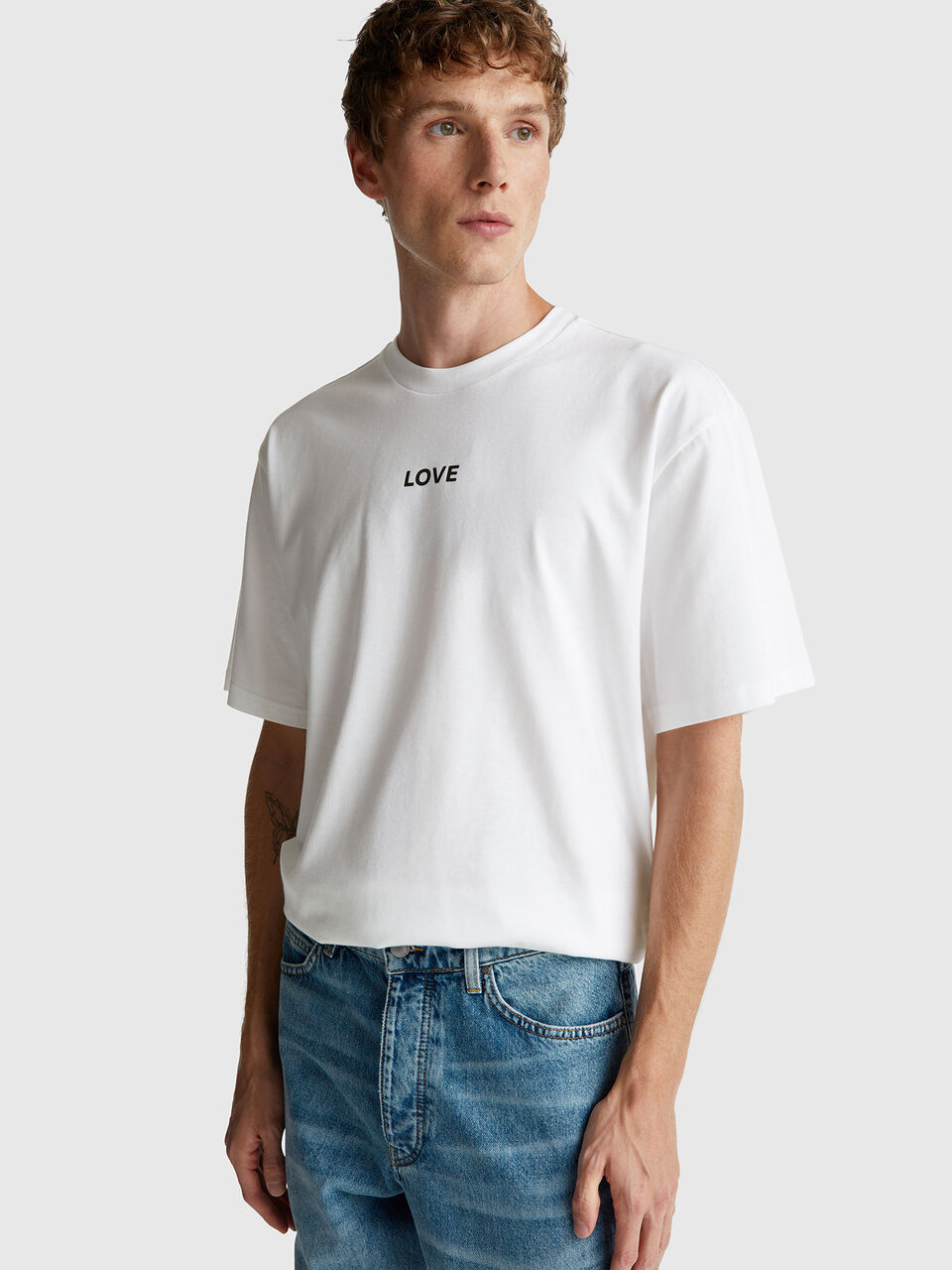 Oversized fit t-shirt with print