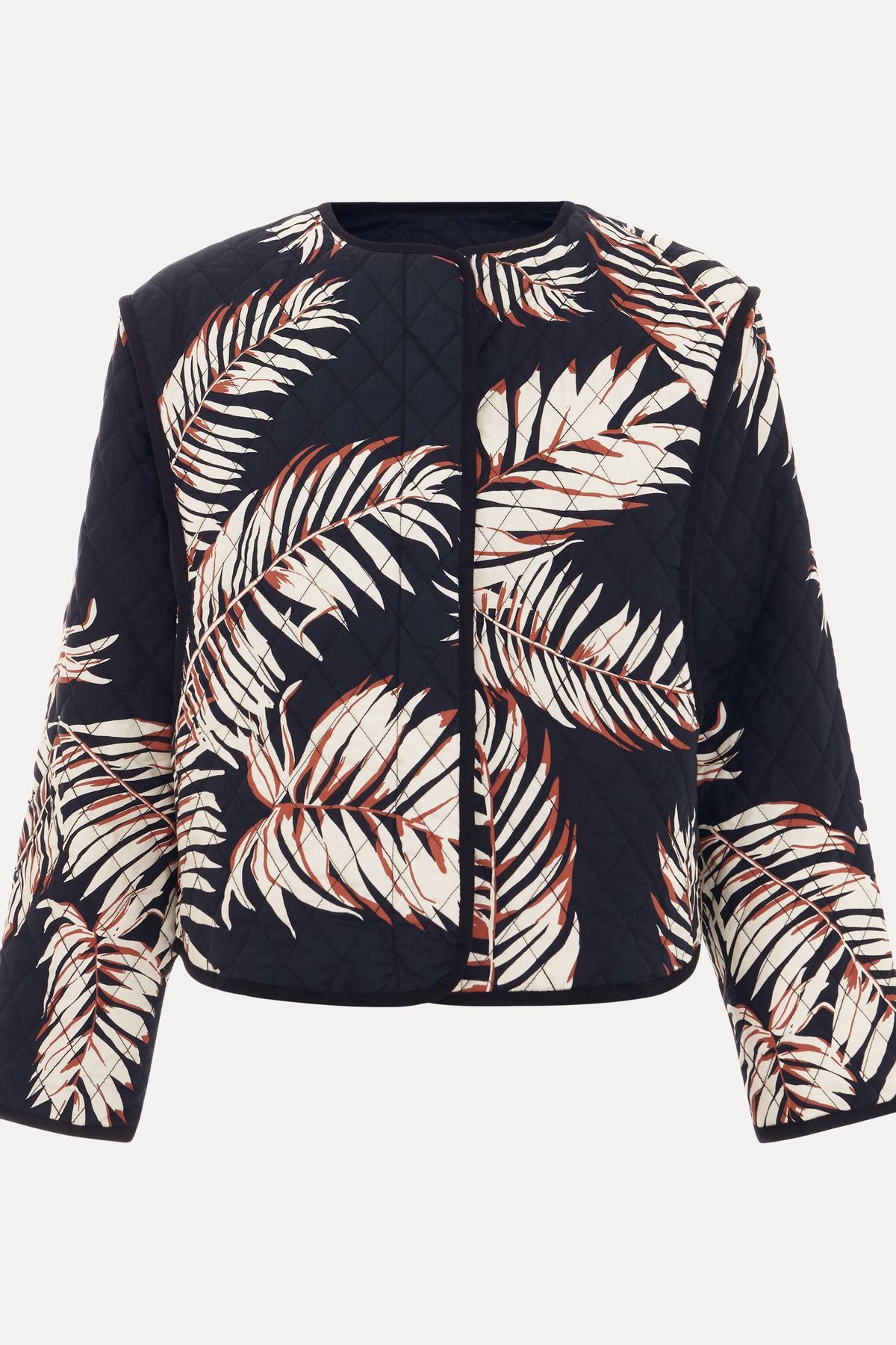 Phase Eight Kharis Quilted Print Reversible Jacket