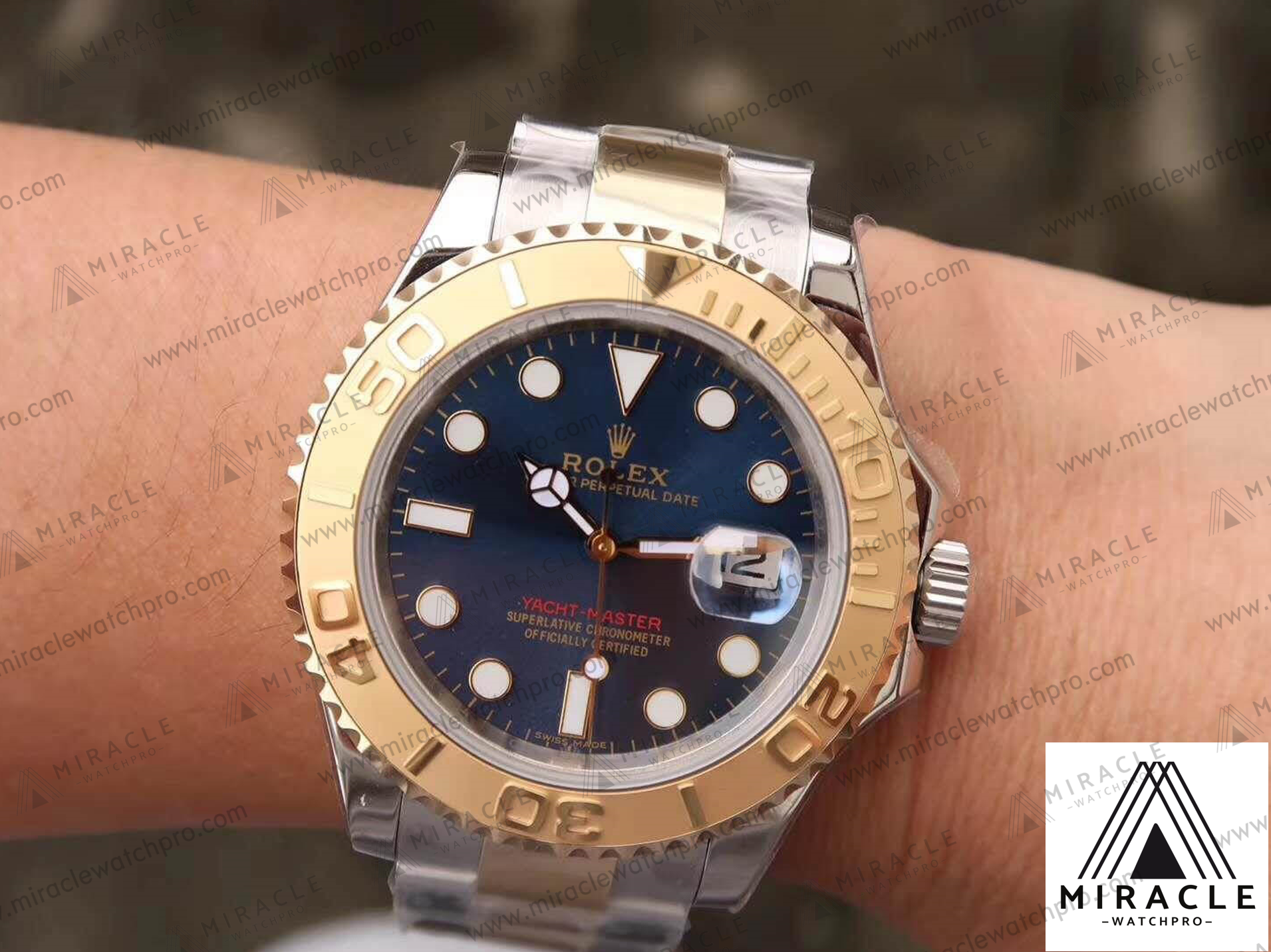 ROLEX-Yacht-Master-REF.16623blue dial-ELITE CLONE-40MM-Replica Watch