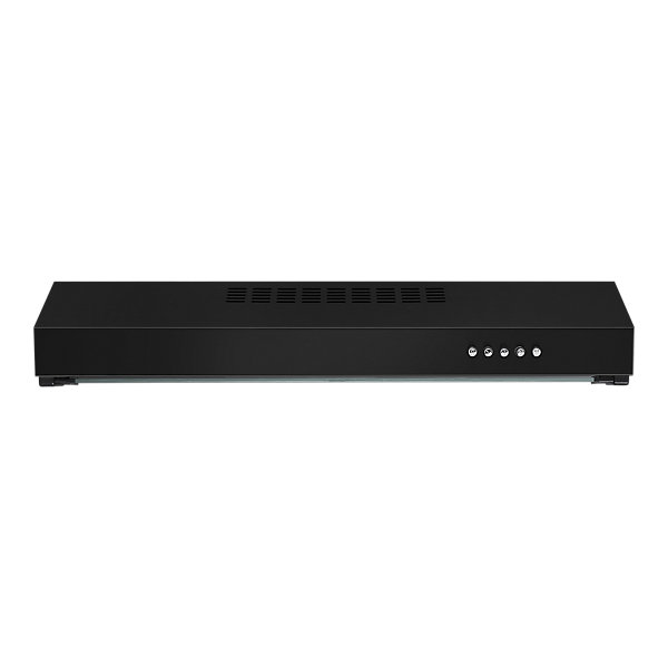 Hotte casquette noire avec visière NNVHB60EU, 60 cm