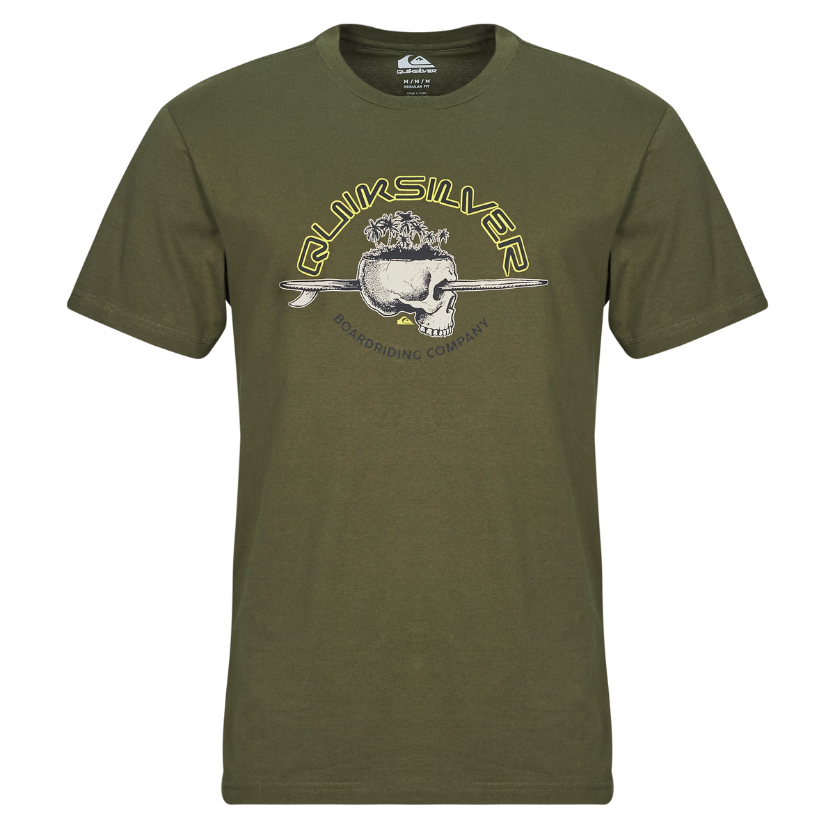 Quiksilver - SKULL LINES SS - Kaki