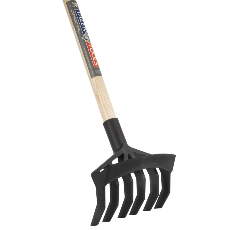 Râteau 2-en-1 avec houe et manche en bois 160 cm AVR TOOLS