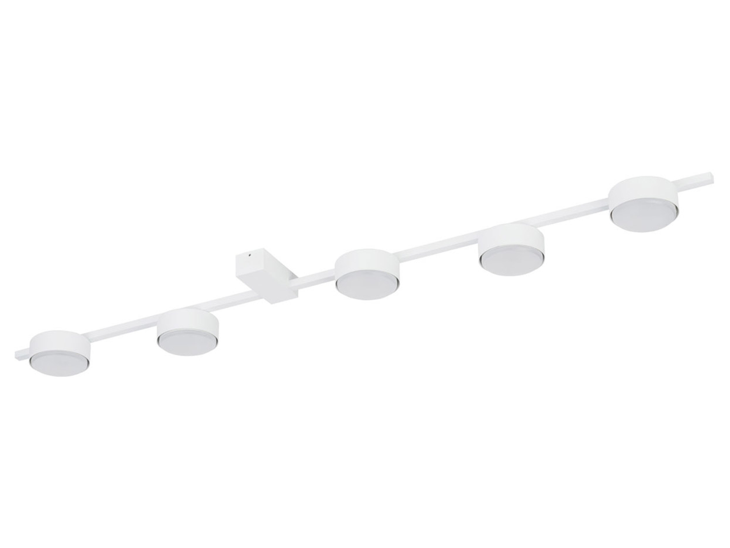 Lampa sufitowa Pills 5-punktowa aluminiowa biała