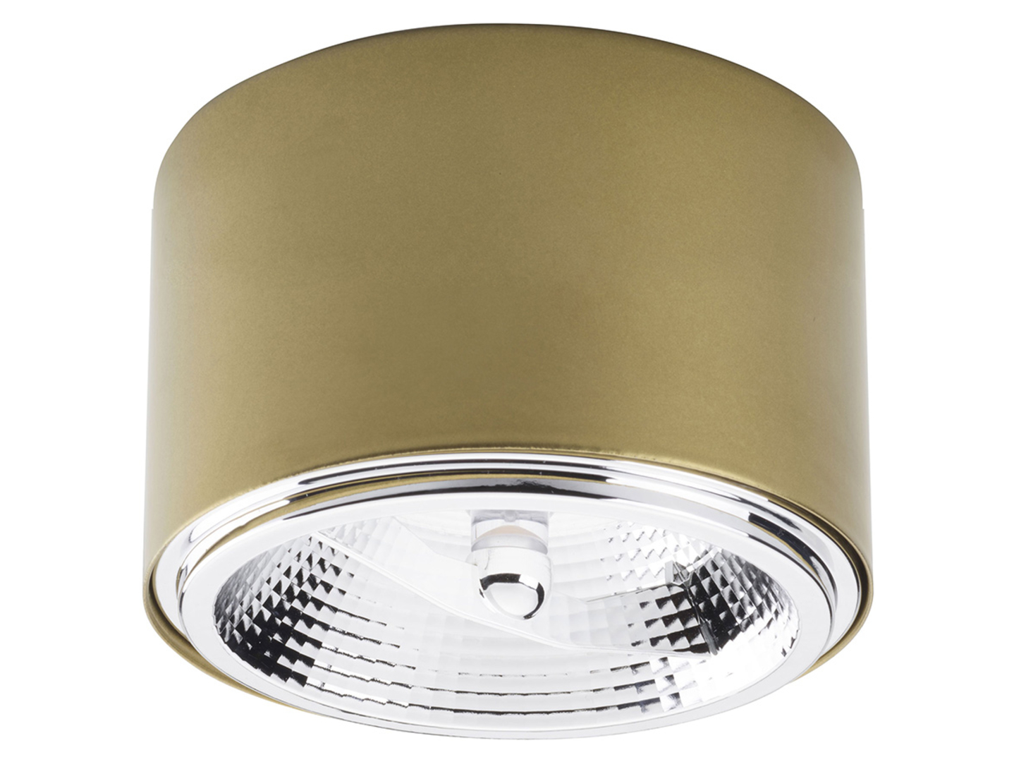 Lampa natynkowa Moris metalowa złota