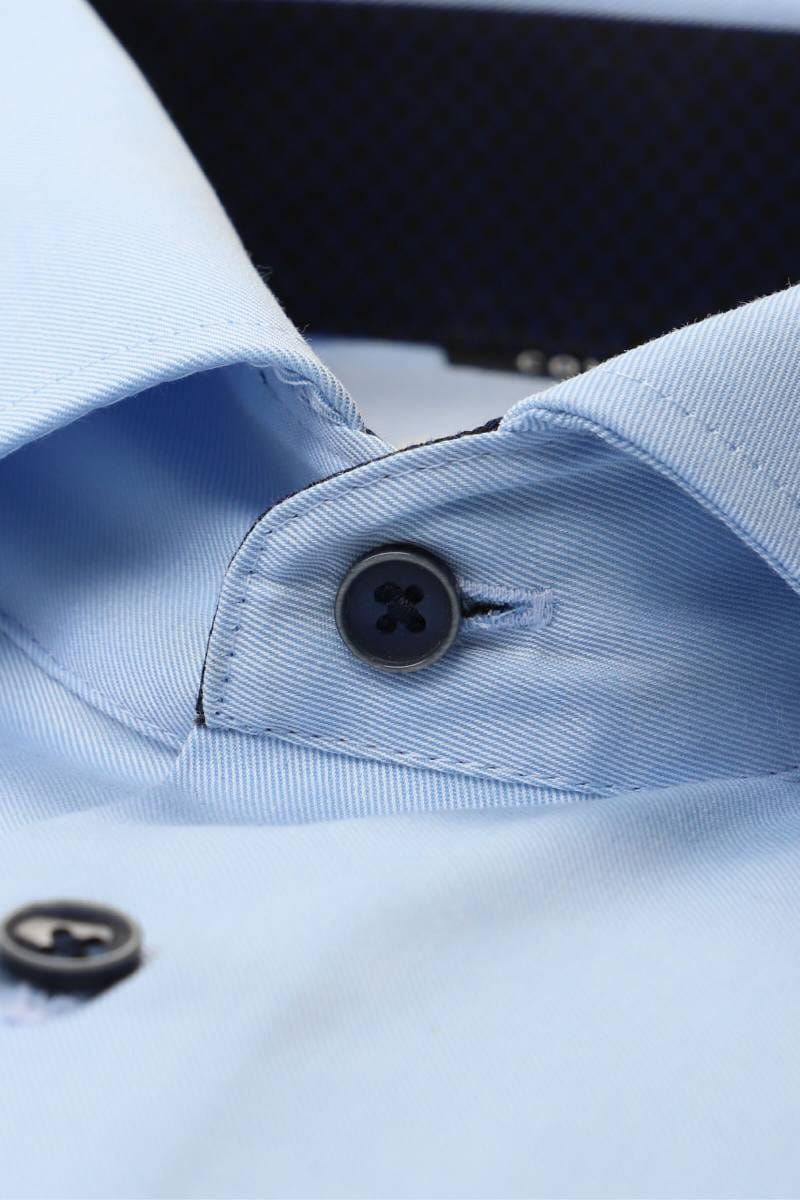 ETERNA Cover Shirt Comfort Fit Hemd hellblau, Einfarbig
