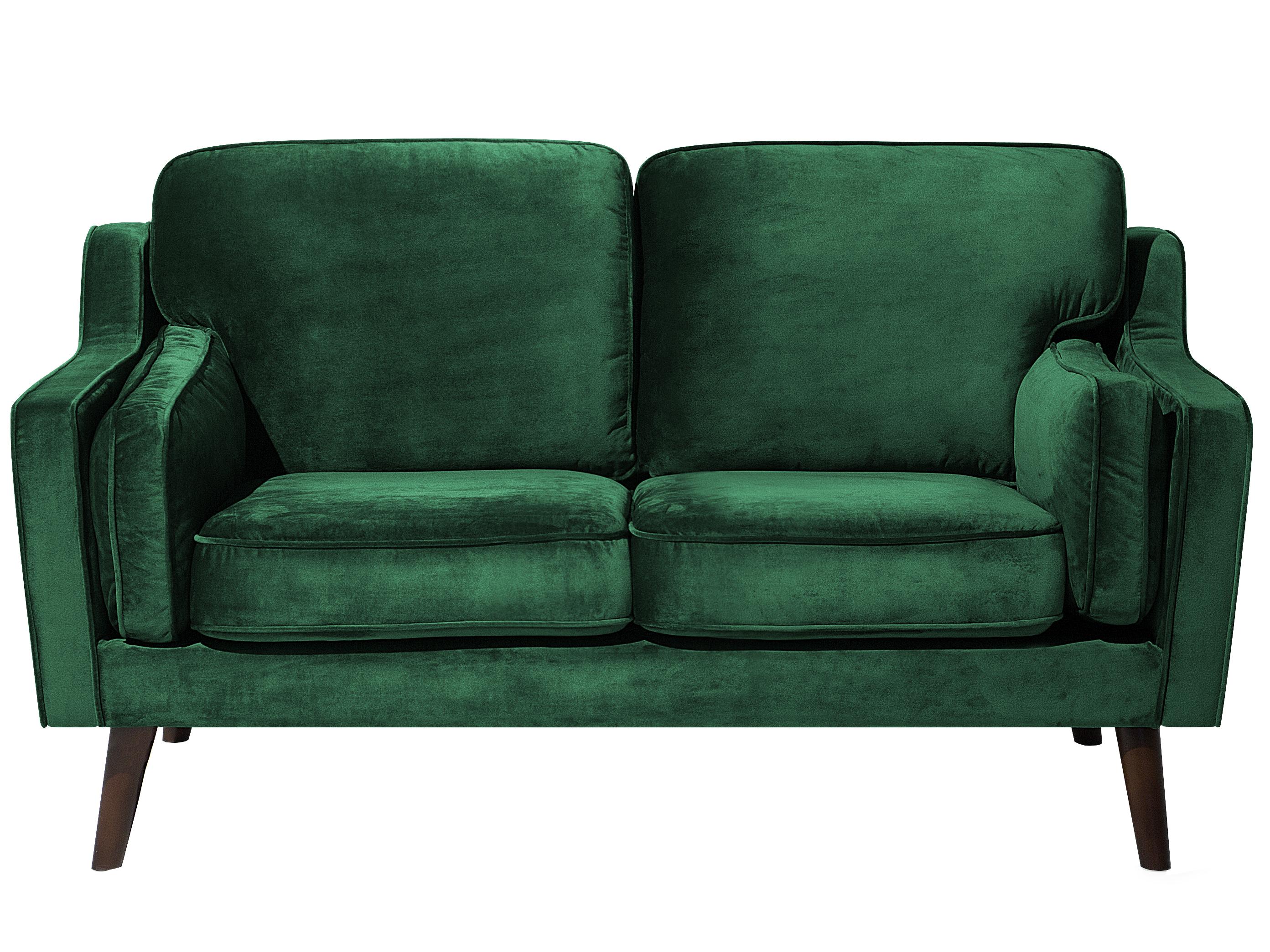 Sofa 2 Seater LOKKA Velvet Emerald Green