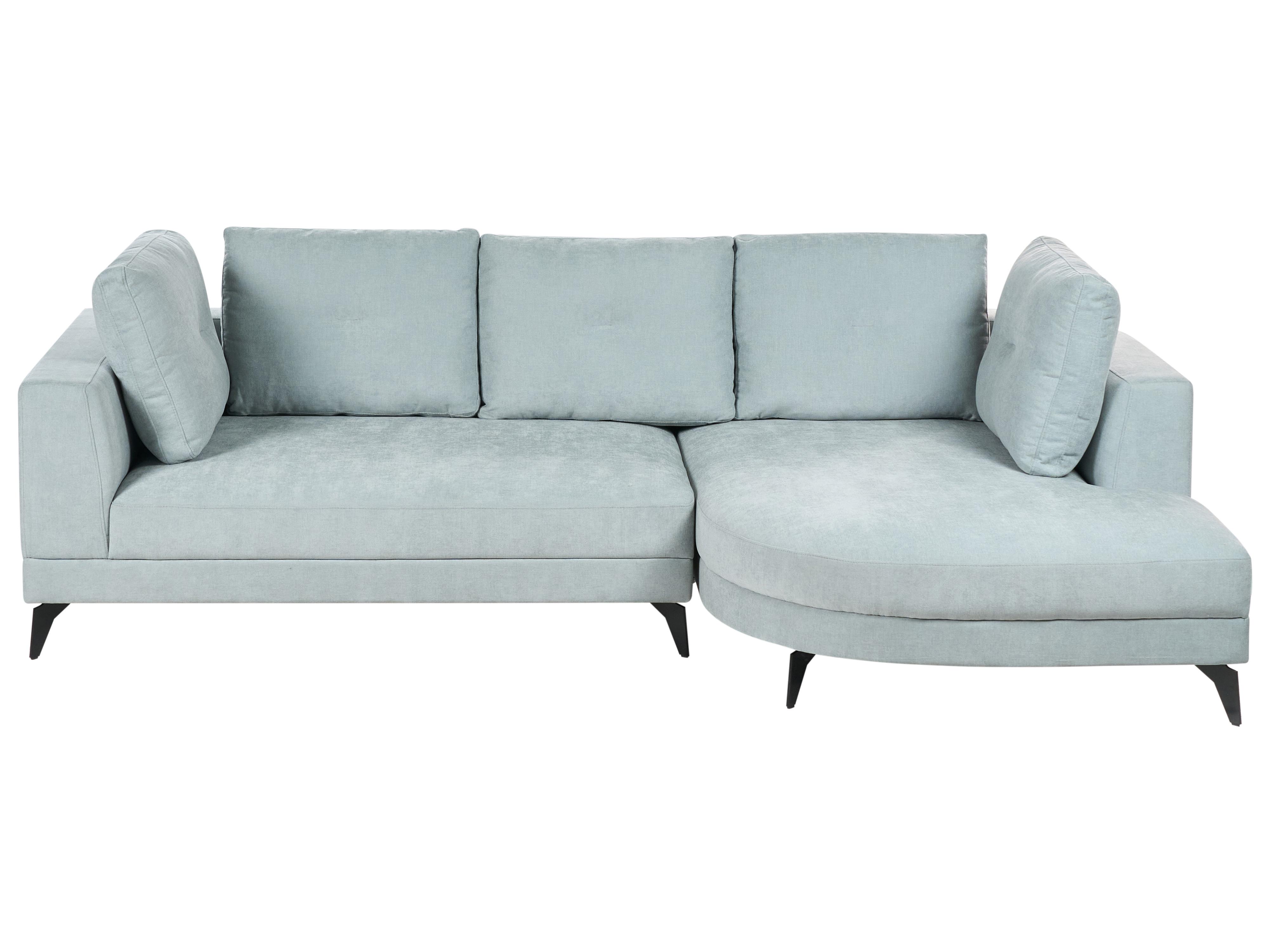 Chaise Longue MARUM Chenille Light Blue