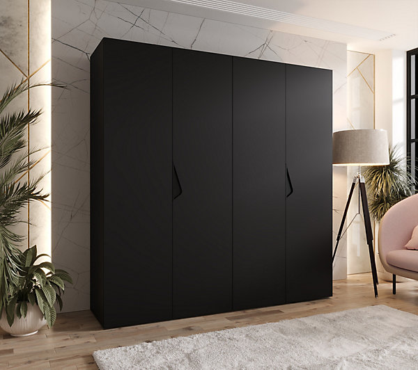 Armoire a portes battantes Sandi 1 200 x H. 202 x P. 52, 4 portes