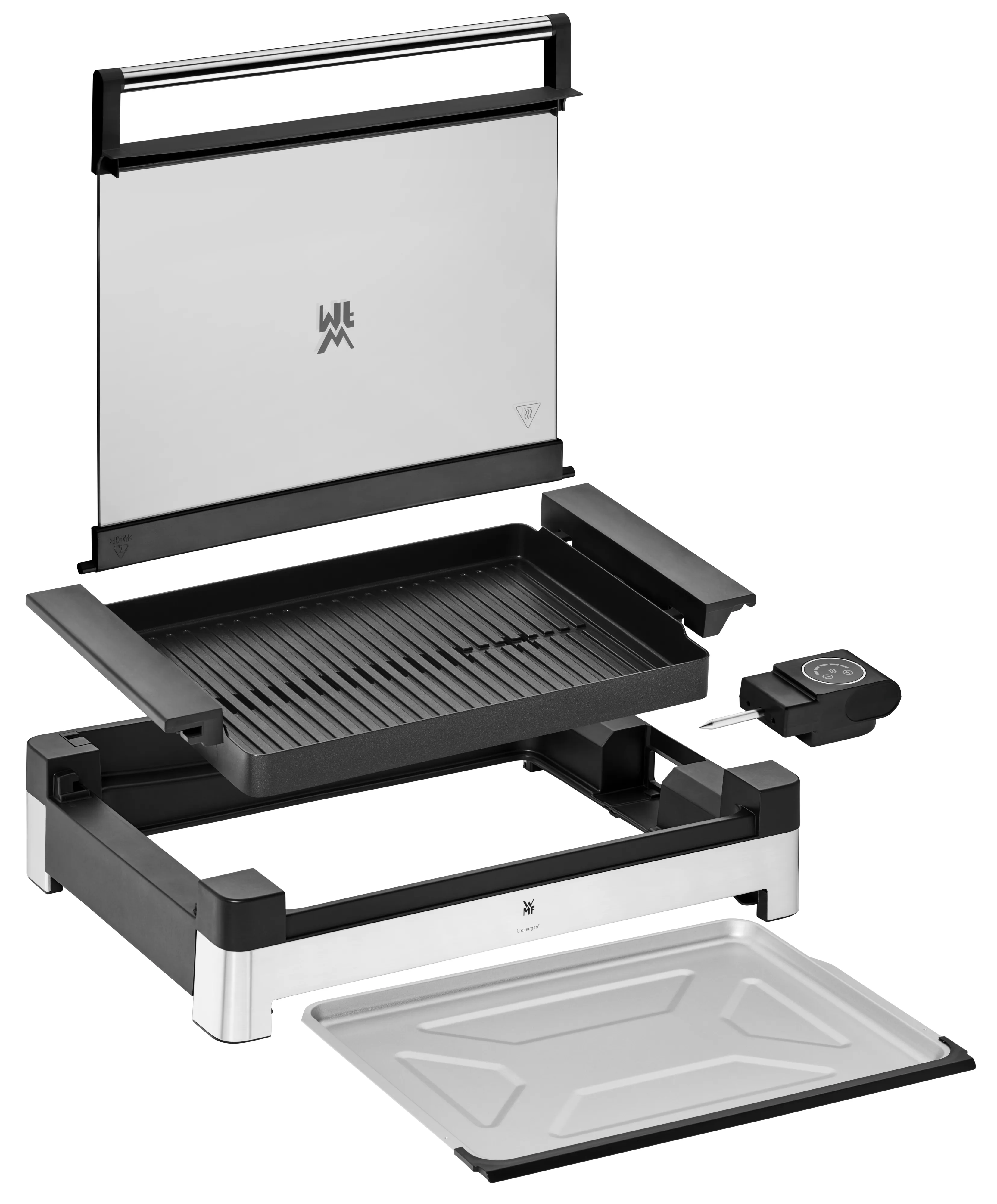 WMF Lono table grill with glass lid