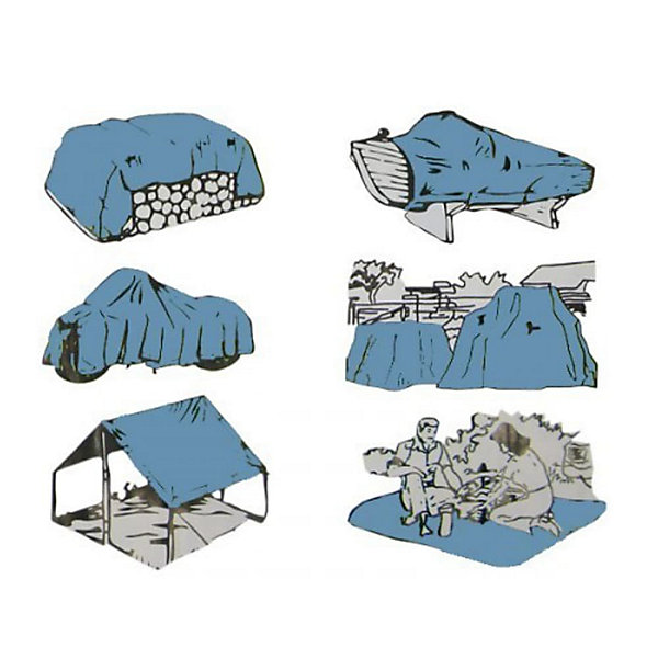 Bâche de protection 280g/m, bâche étanche, bâche verte, 3x6 (18m)