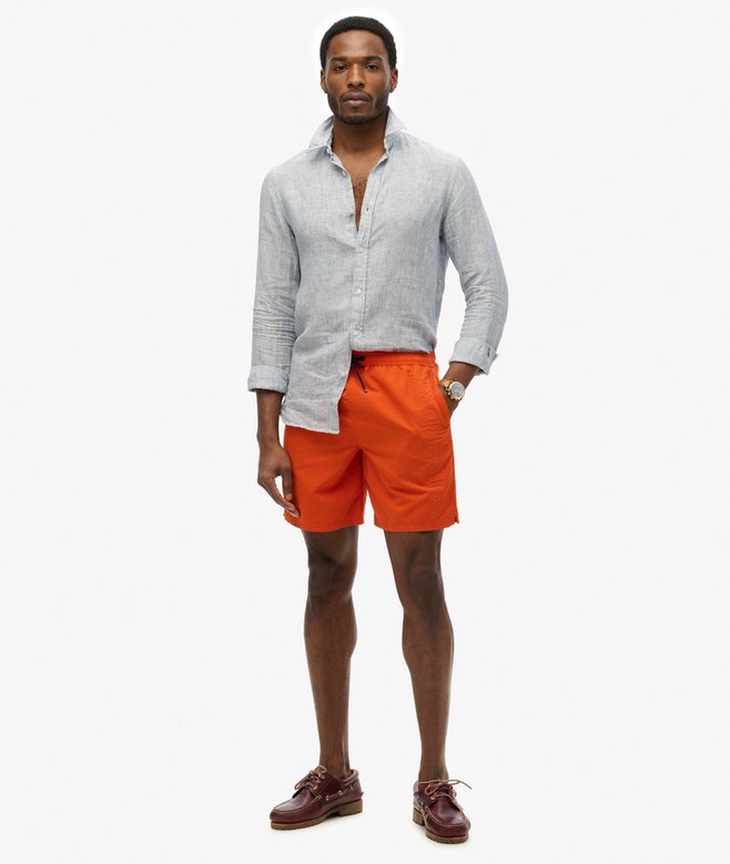 Premium Embroidered 17-inch Swim Shorts