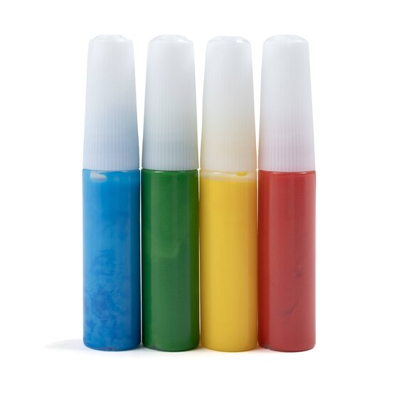 Primary Colour Suncatcher Paint Pens 6ml 4 Pack
